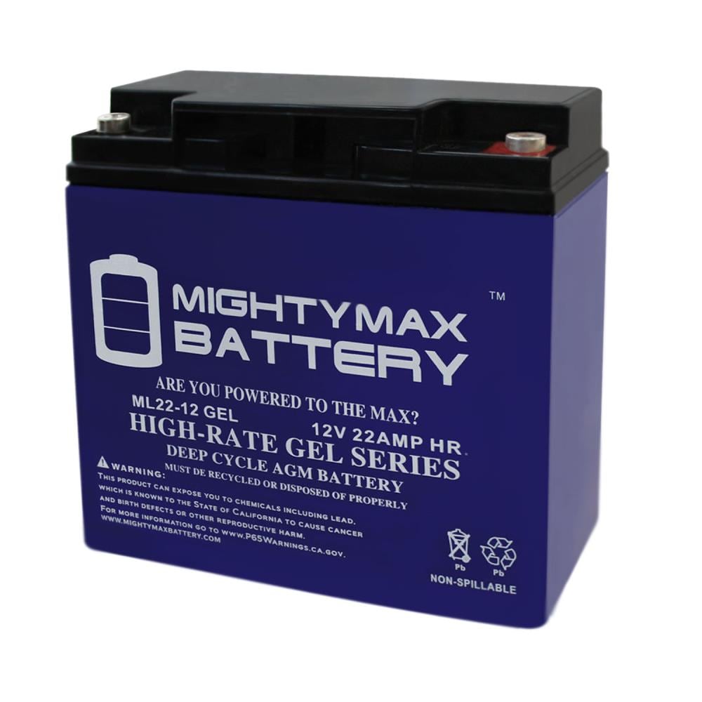 Mighty Max Battery Replacement for Yuasa REC22-12 Rechargeable 