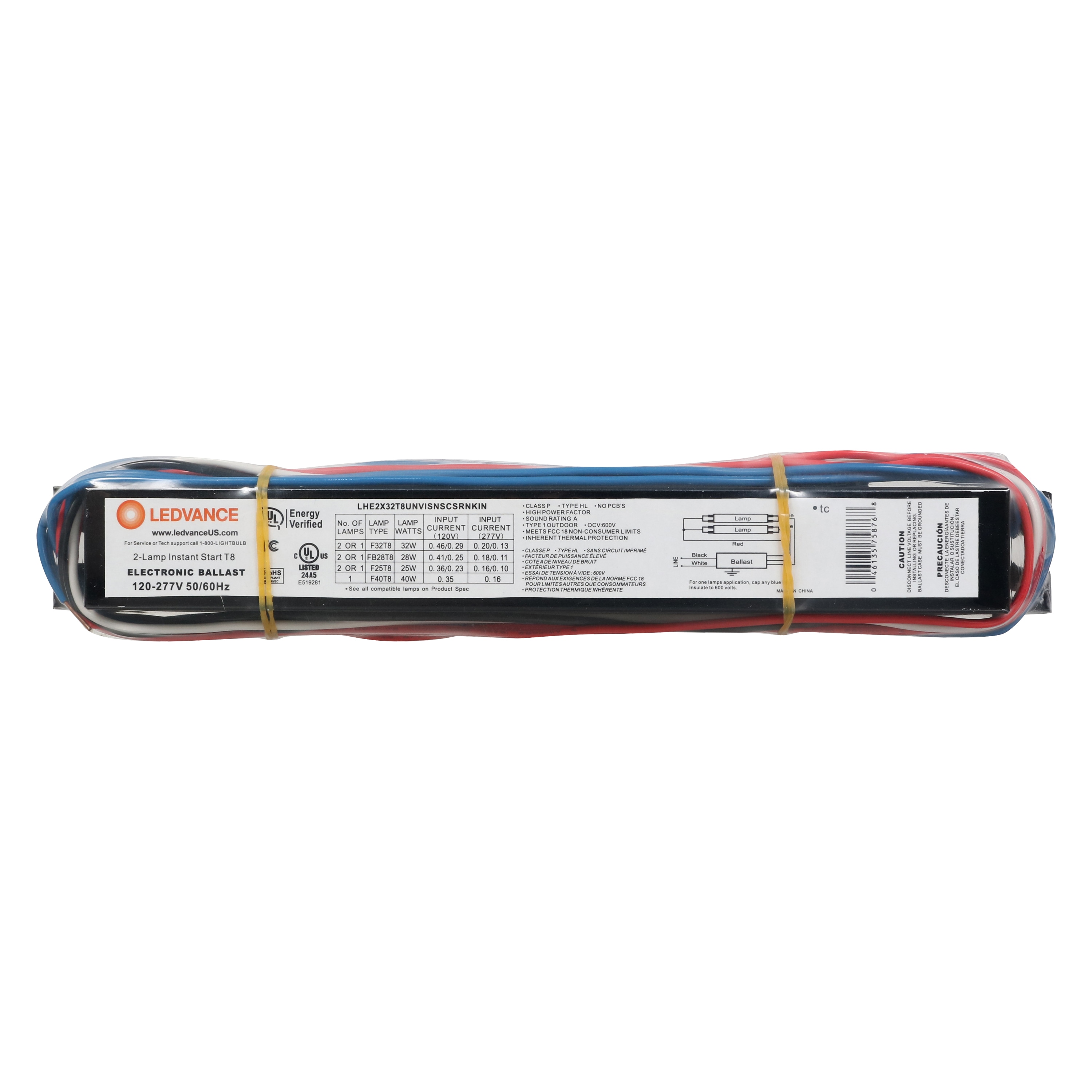 LEDVANCE Ballasts T8 2 -Bulb Commercial Fluorescent light ballast