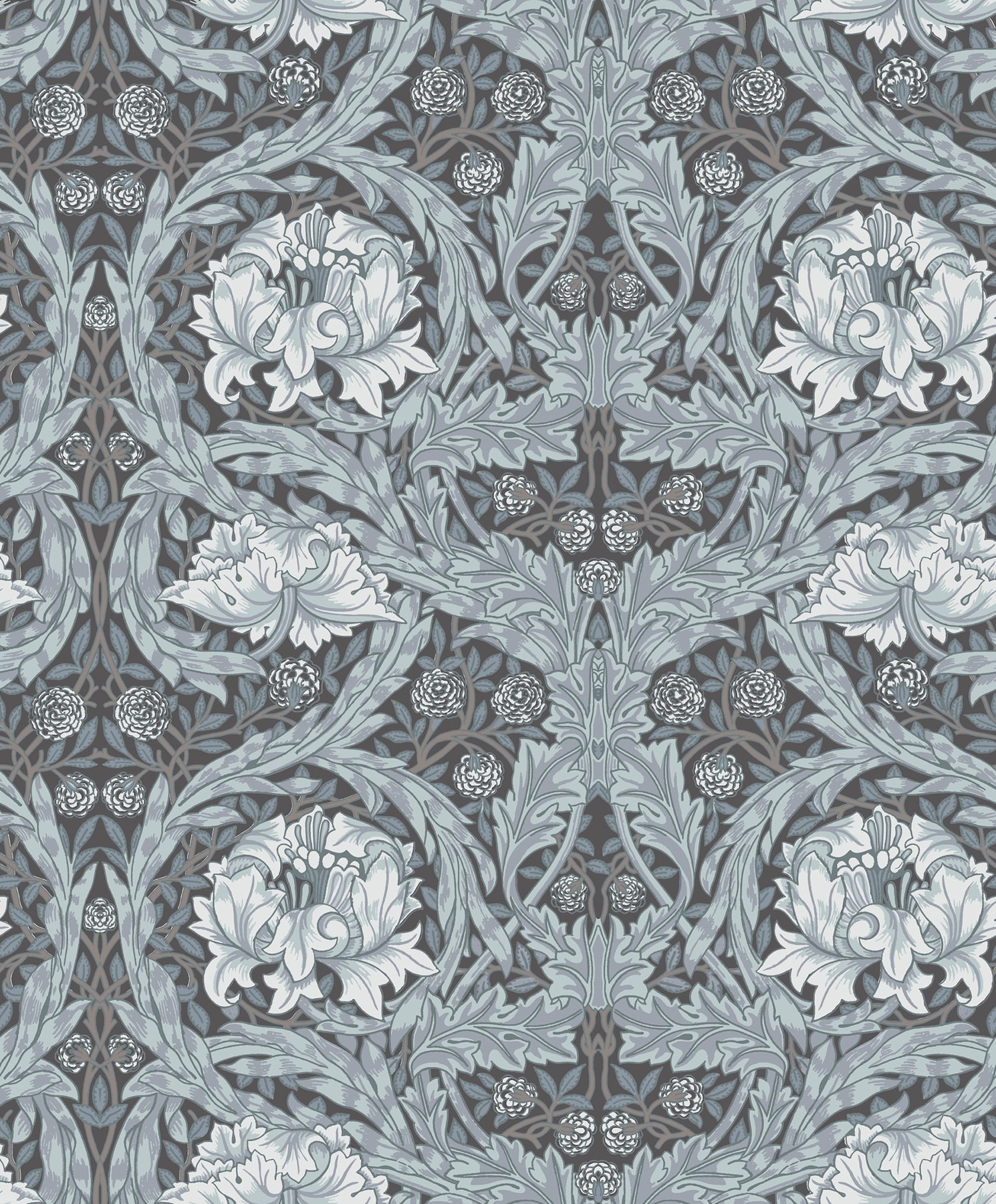 AStreet Prints Hidden Treasures 2 57.5sq ft Dark Blue Nonwoven Ivy — free download