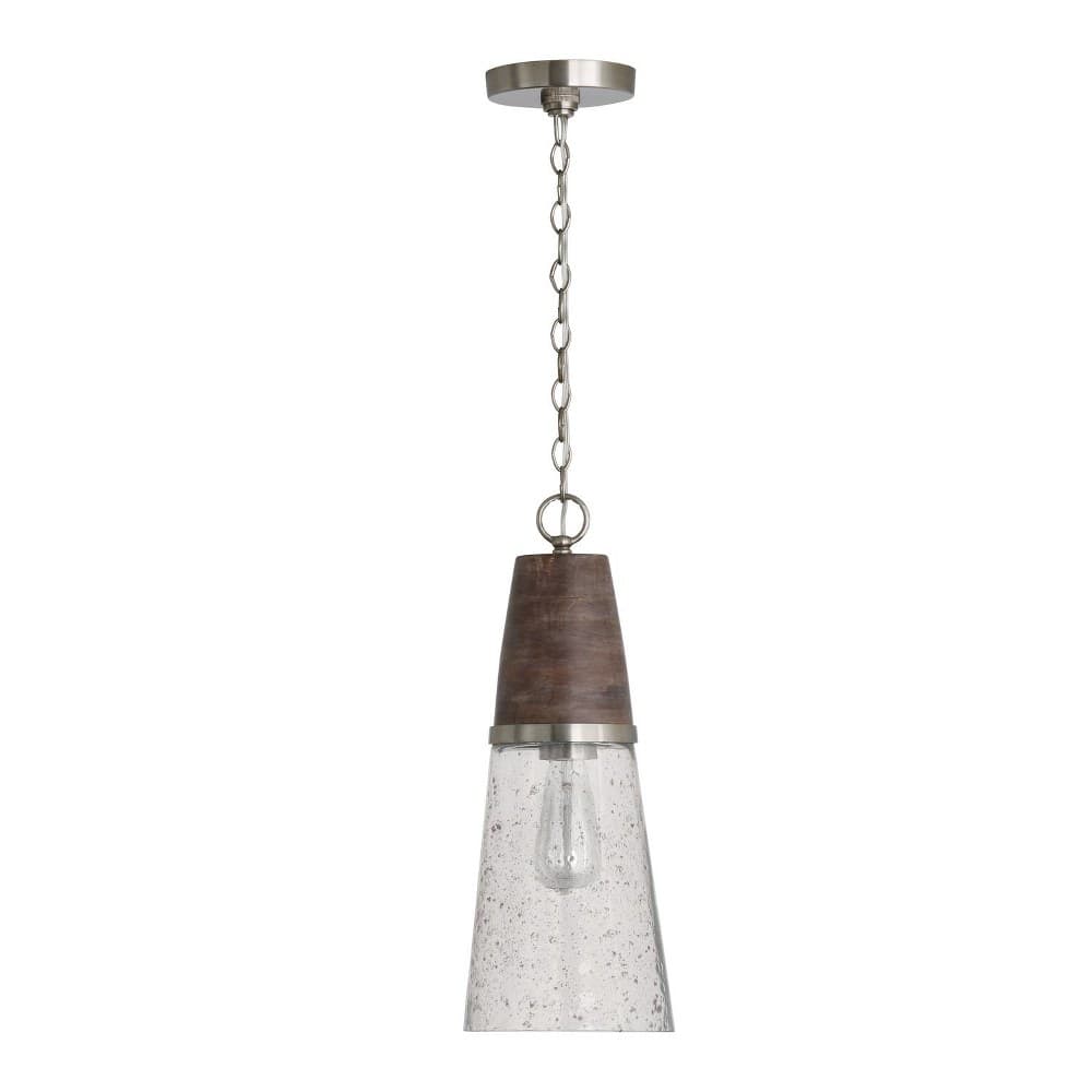 Capital Lighting Connor 1 - Light Black Wash And Matte Nickel Black Mid ...