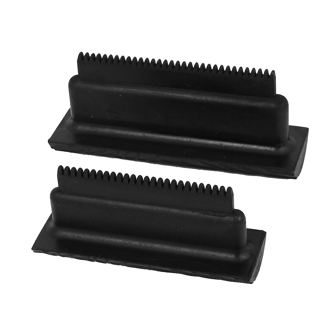 Unique Bargains Wood Graining Tool MS8 Household Wall Art Paint Rubber DIY Set Black 2 in 1 #S25092400UX5133