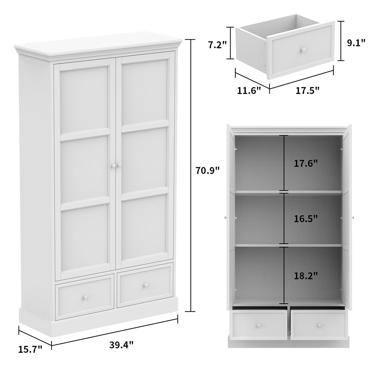FUFU&GAGA LJY-KF260026-01+02 bookcases - View #7