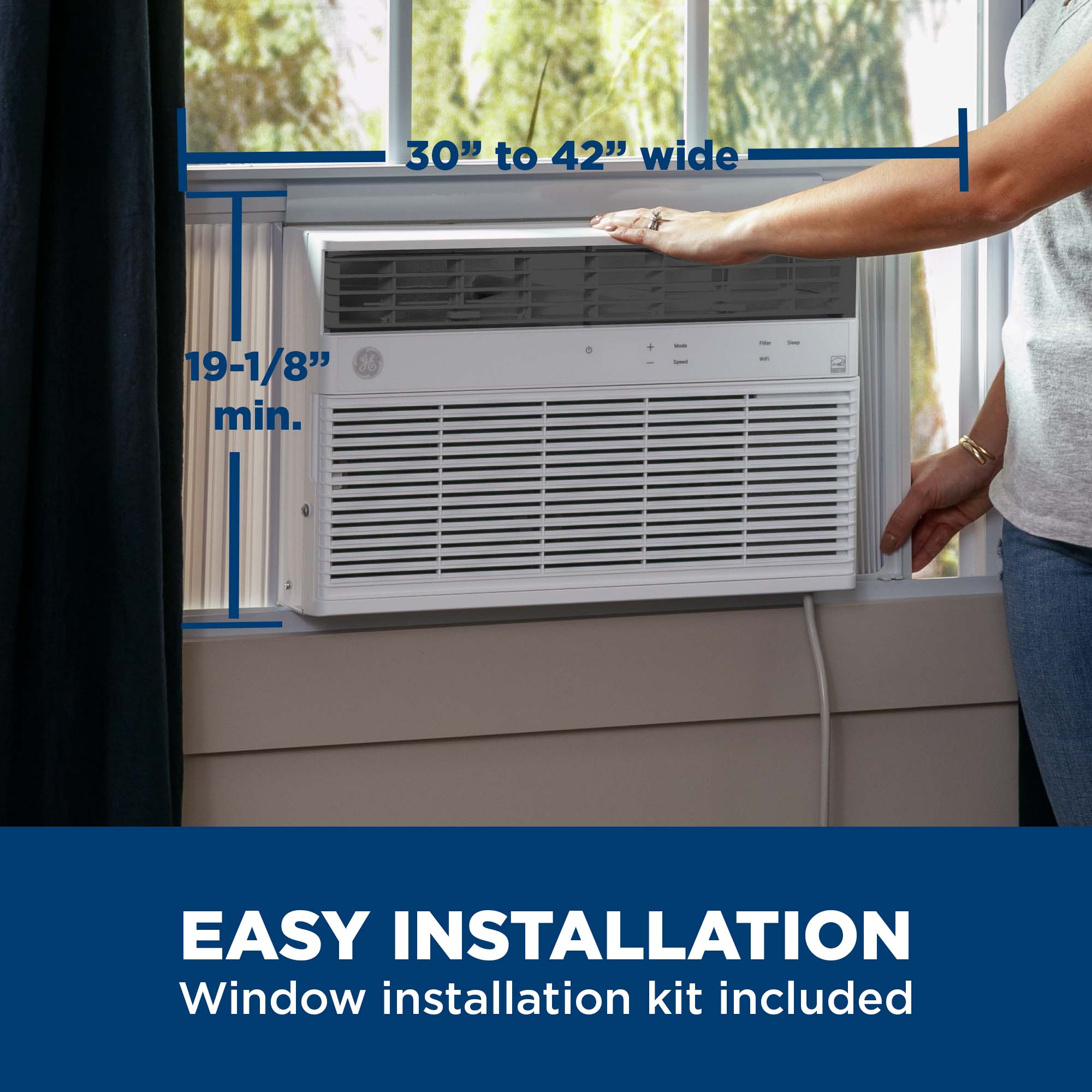 GE AWCS24WWL Window-Air-Conditioners - View #3