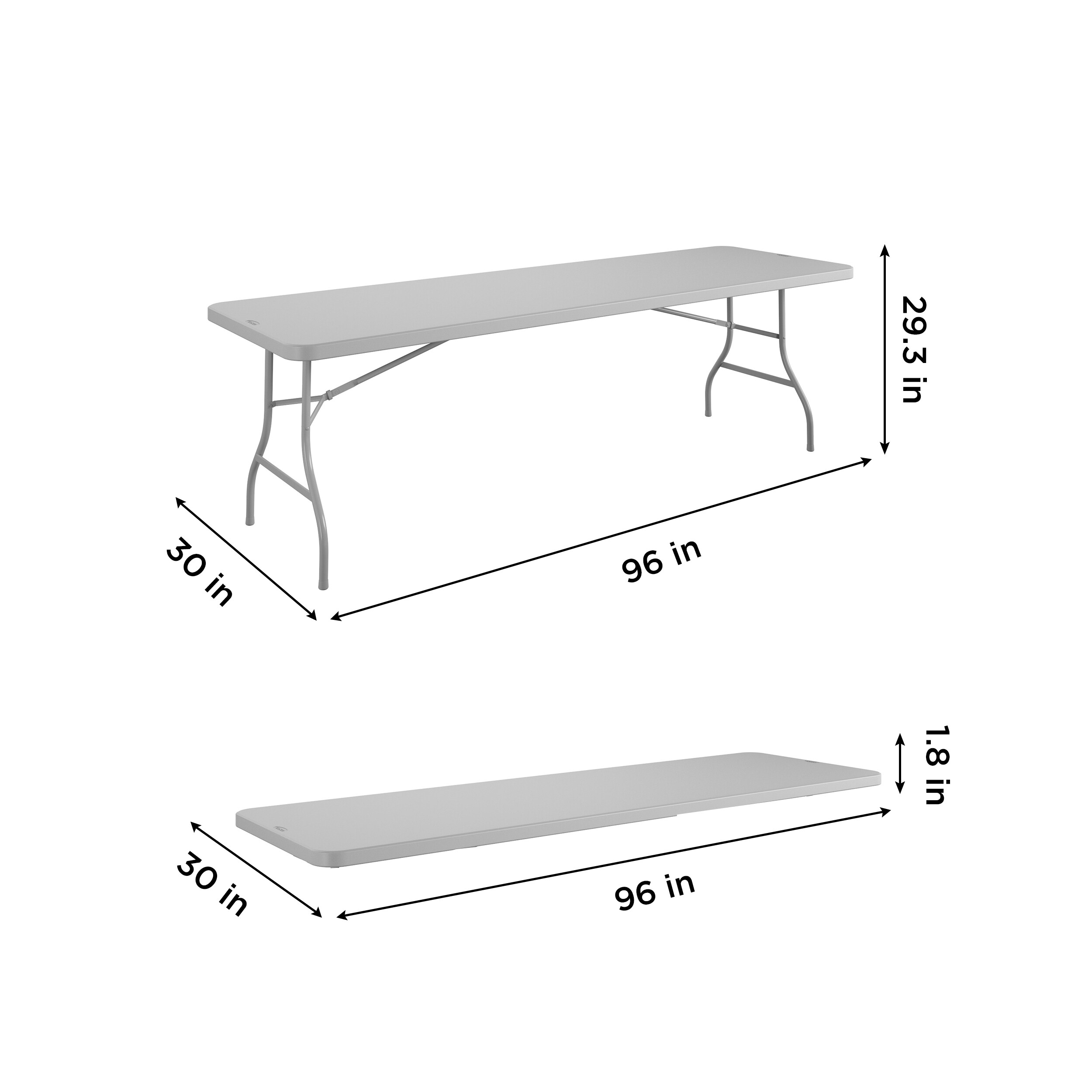 Cosco 14188LGY3L Folding-Tables - View #3