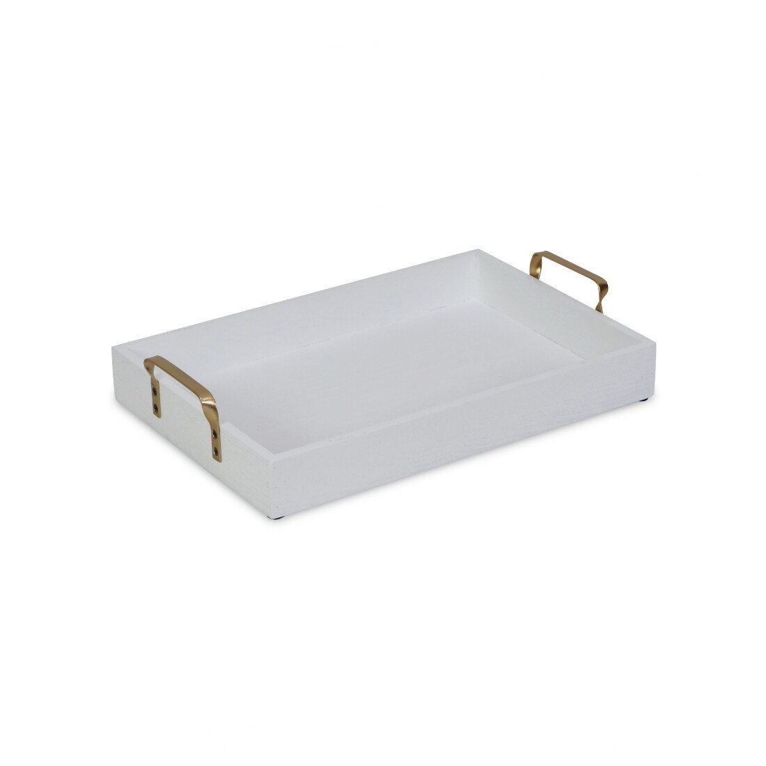 3pcs White Rectangular Food Tray