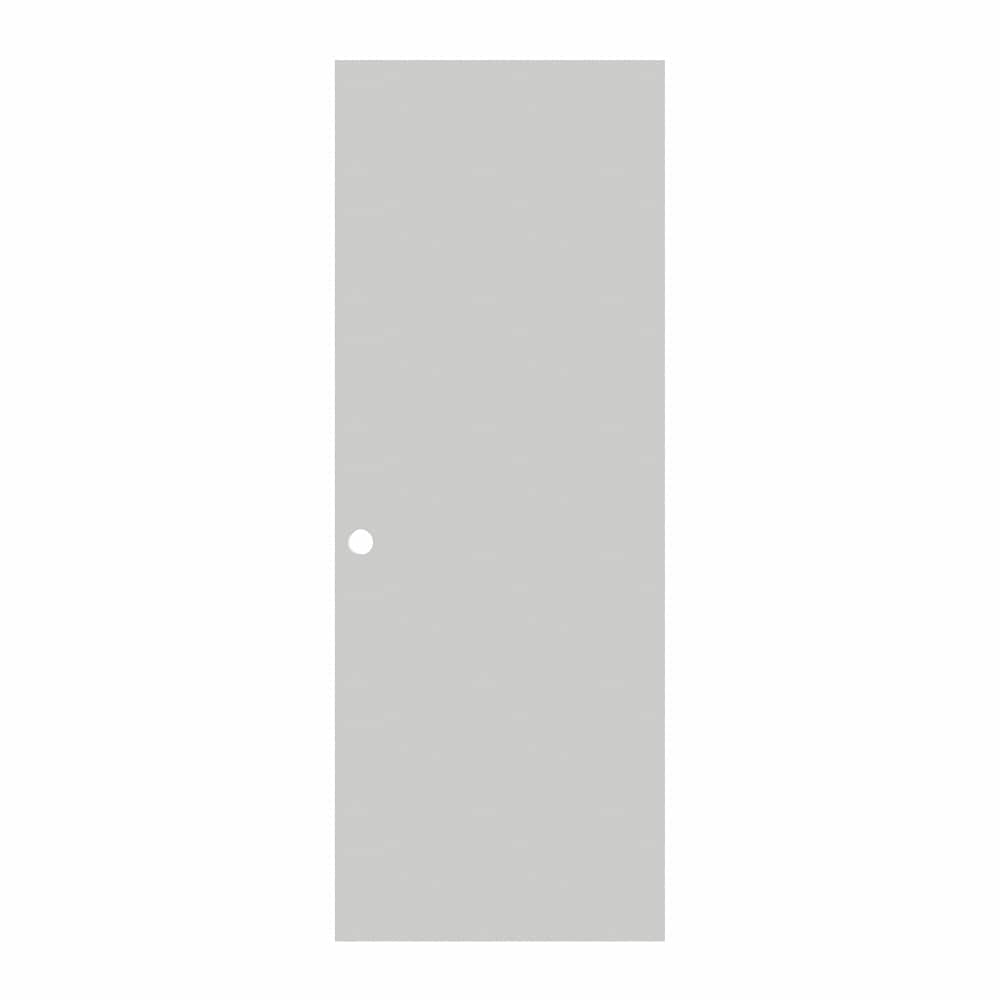 Masonite 642421 Primed Hardboard 30-in x 80-in Primed 1-panel Smooth Hollow core Primed Molded composite Slab Door