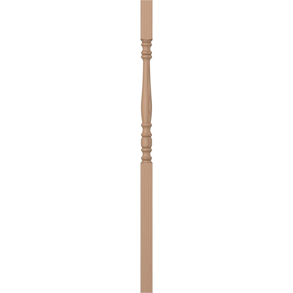 L.J. Smith Stair Systems S-5005-P 42 42-in x 1.75-in Unfinished Poplar Square Top Stair Baluster