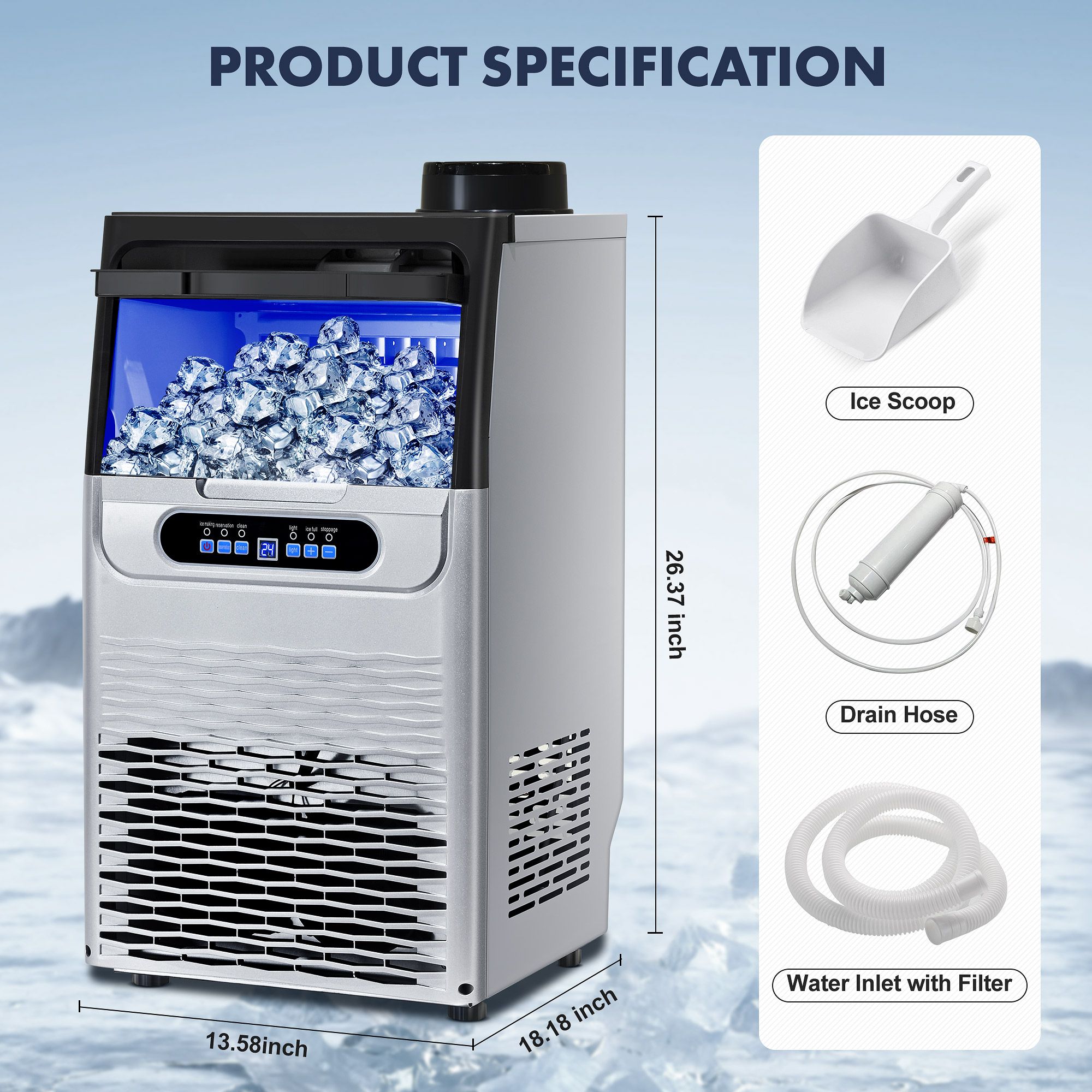 BEARSOLIM D0102HQ3SNY Ice-Makers - View #7