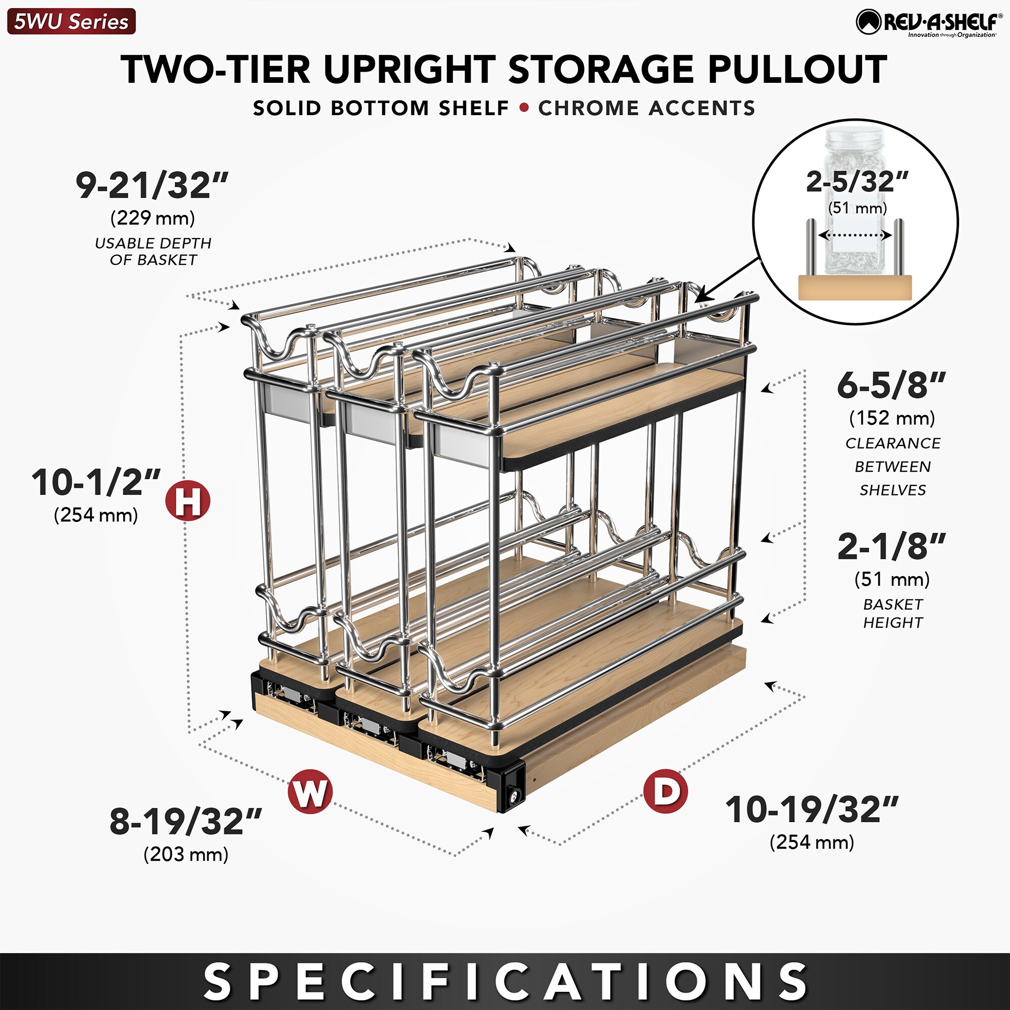 Rev-A-Shelf 410636 Pull-Out-Cabinet-Baskets - View #2
