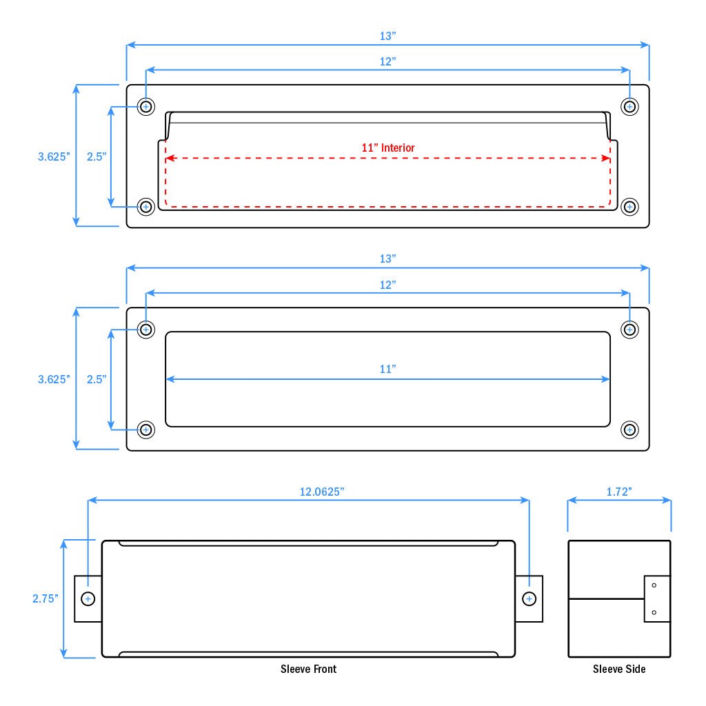 Nuk3y DD20-013BK Letter-Box-Slots - View #5