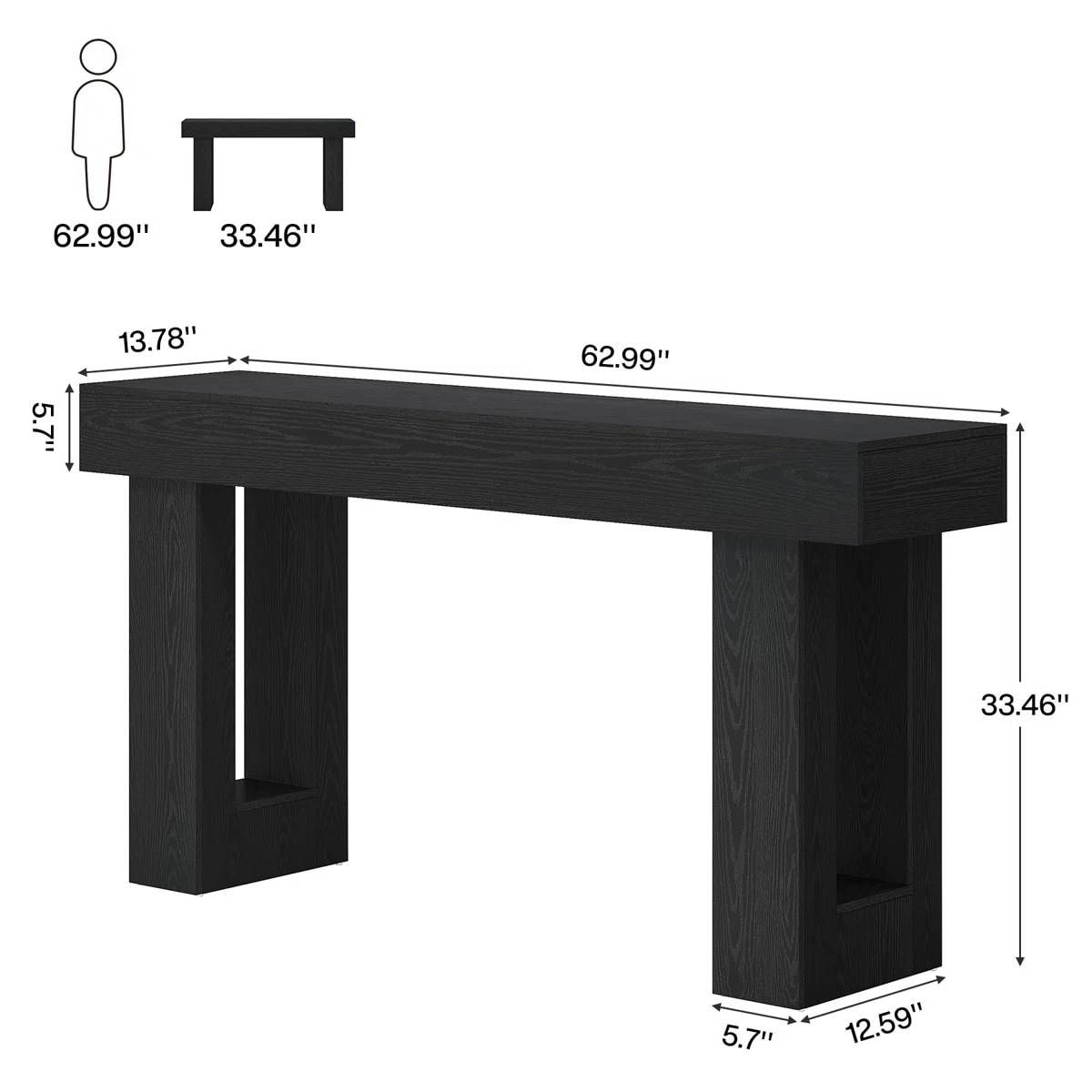 Slickblue D-FR-1225 Console-Sofa-Tables - View #6
