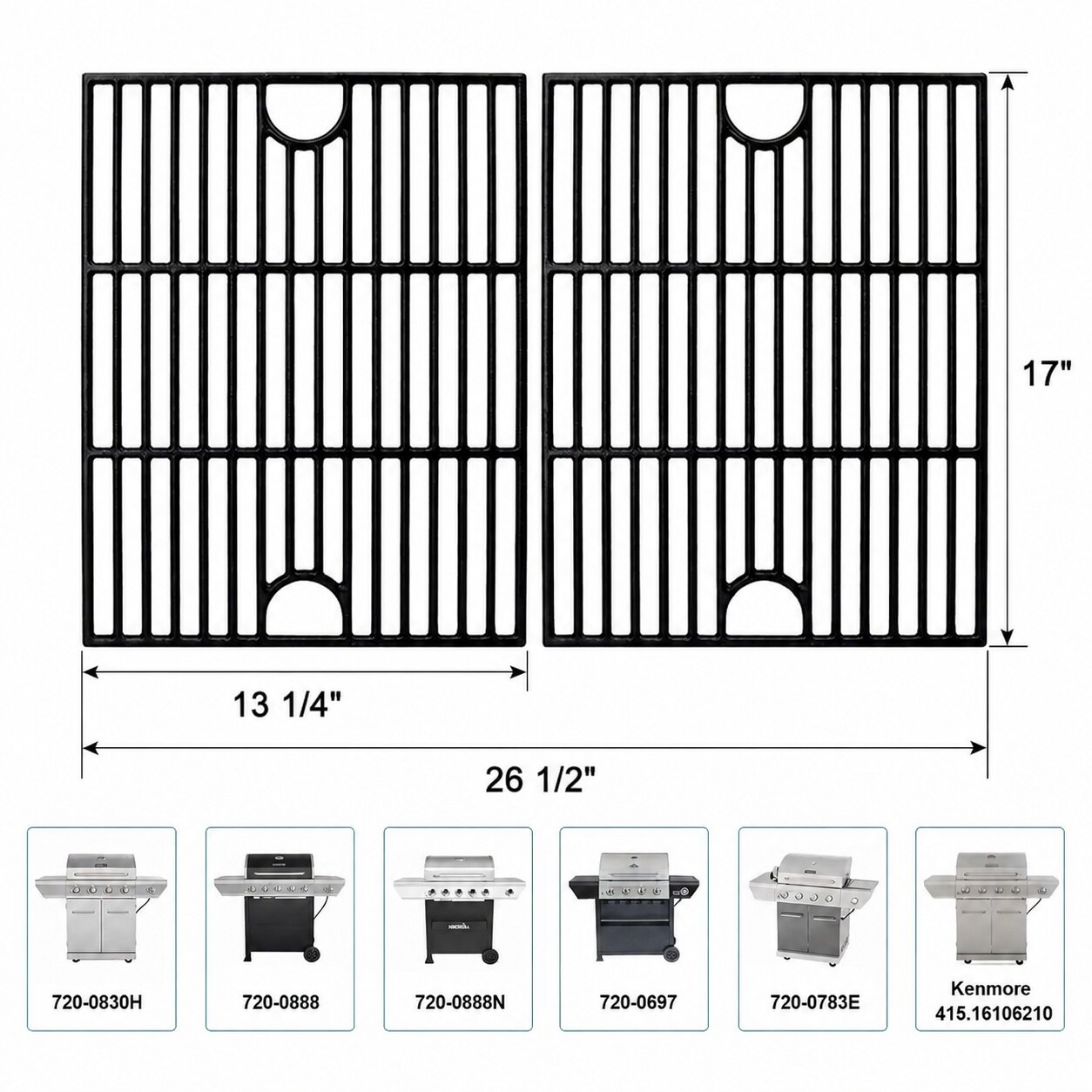 JVFCXXV LJV0706C090 Gas-Grill-Cookgrates-Warmracks - View #2