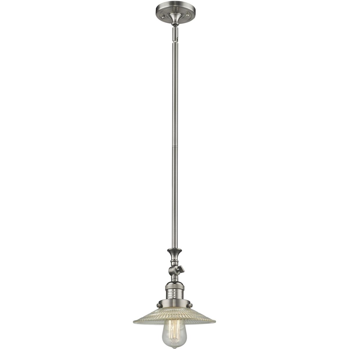 Innovations Lighting 1358200 206-SN-G2-LED Franklin Restoration Halophane Mini Pendant