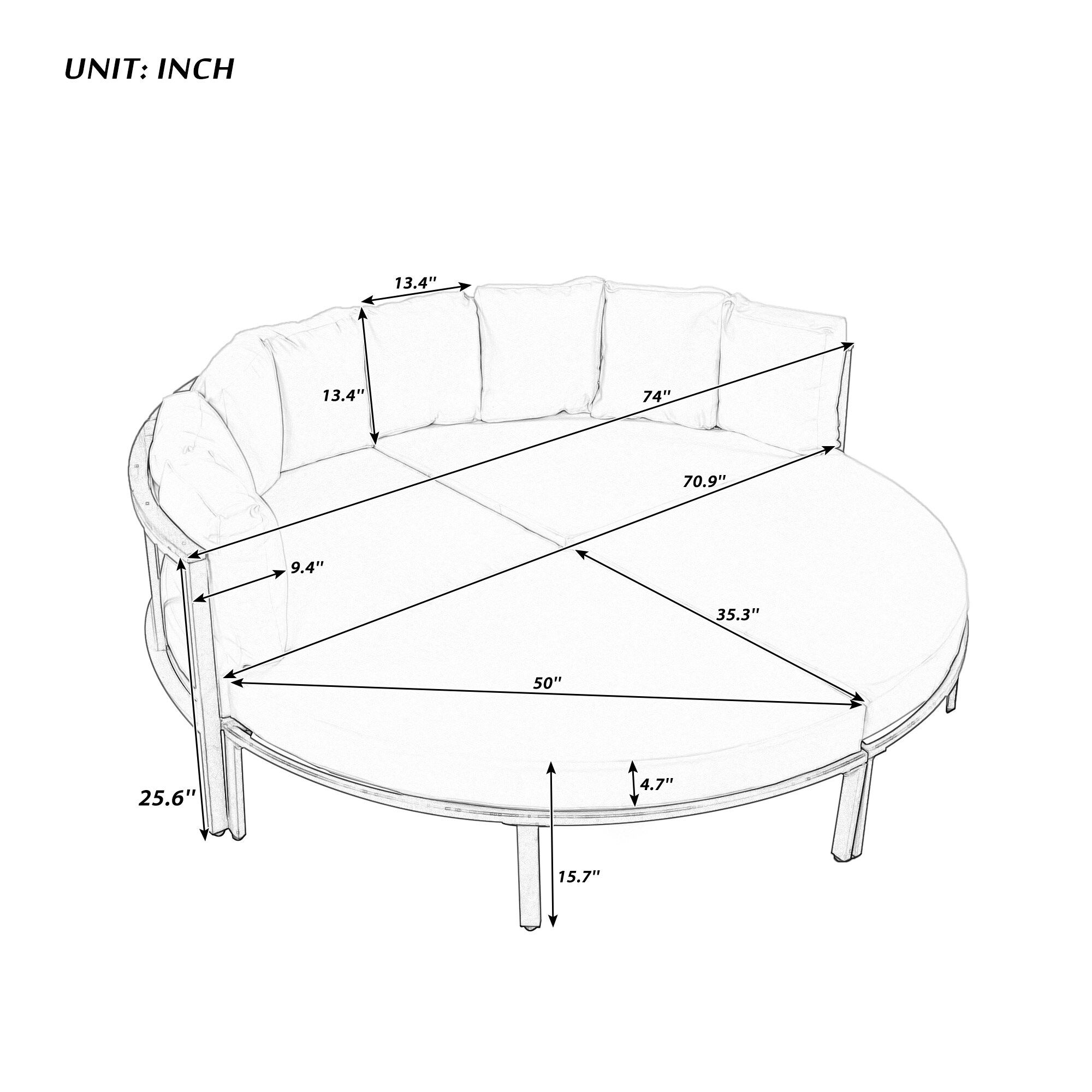 BABOOM BOM-0376AAA-OR Patio-Sofas-Daybeds - View #5