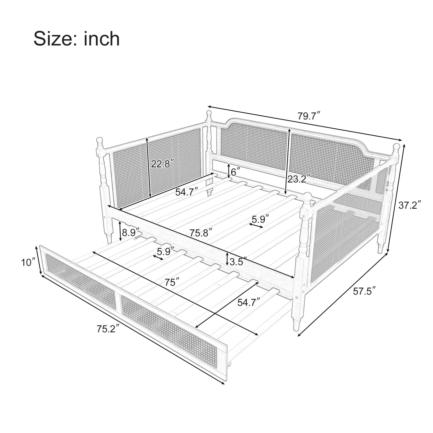 Streamdale Furniture BS701P193921D futons - View #5