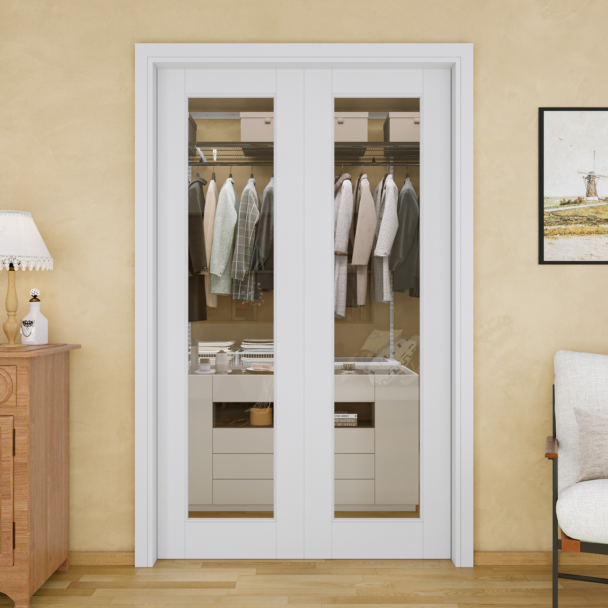 JUJUBON IN-PDPDF-1L-CG-SC-48 Pocket-Doorframe-Screens - View #5