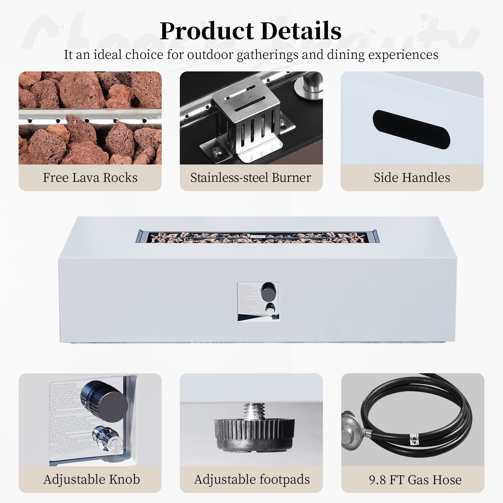 UPHA PL-2CZ-56TPWH-Z2 Patio-Conversation-Sets - View #9