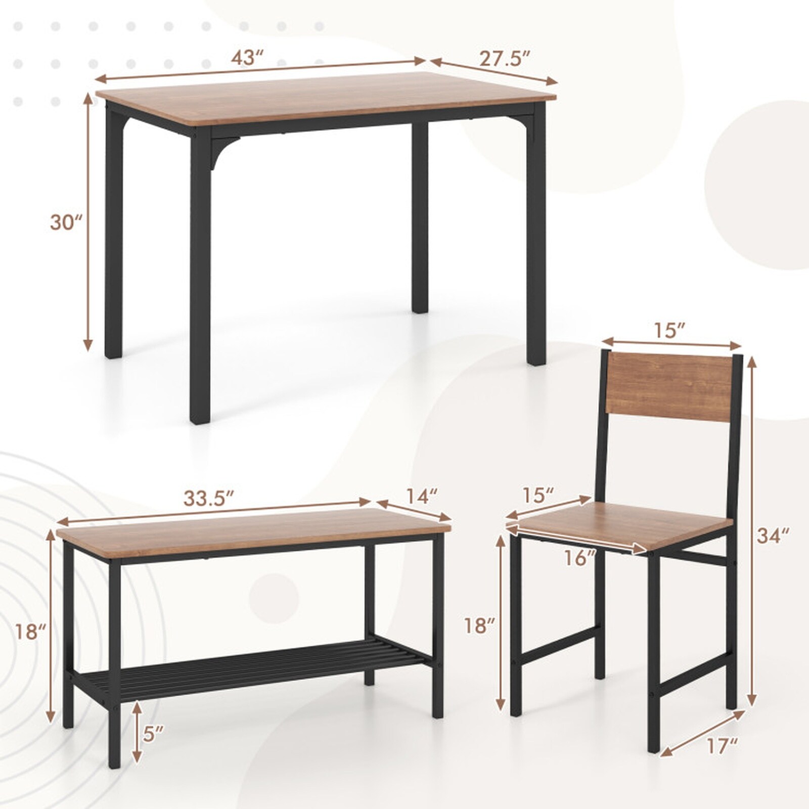 SUGIFT LW047SUGHY156 Dining-Sets - View #3