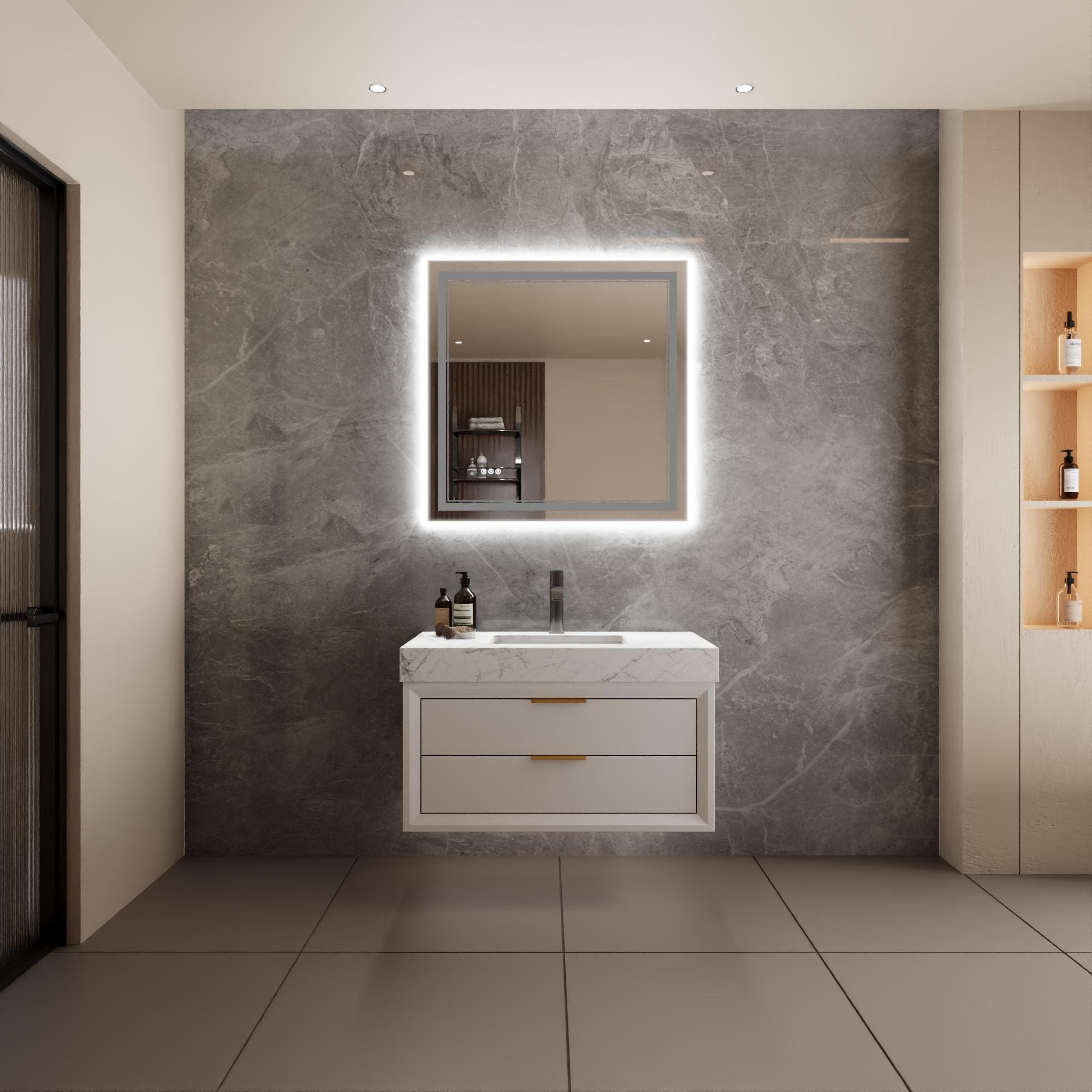 Bayfeve BFXB-10S3636-MIR Framed-Bath-Mirrors - View #17