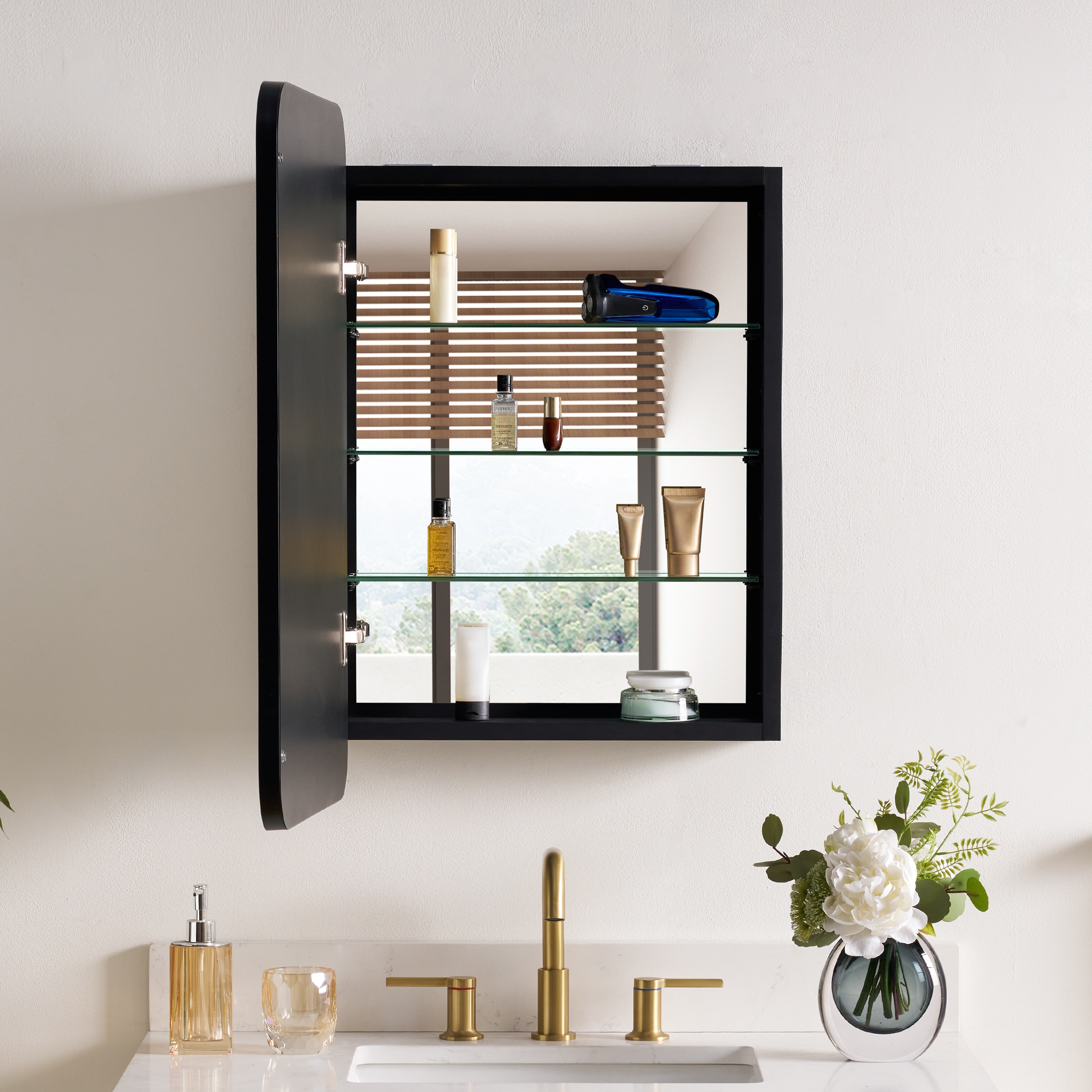 WELLFOR YAH-MGD24 Bathroom-Medicine-Cabinets - View #4
