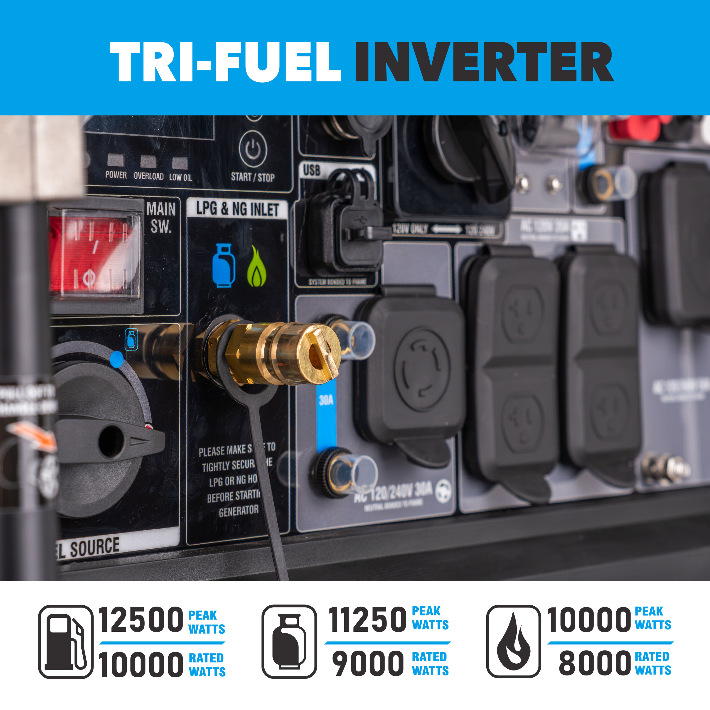 Pulsar Products PGD125TISRCO Inverter-Generators - View #3