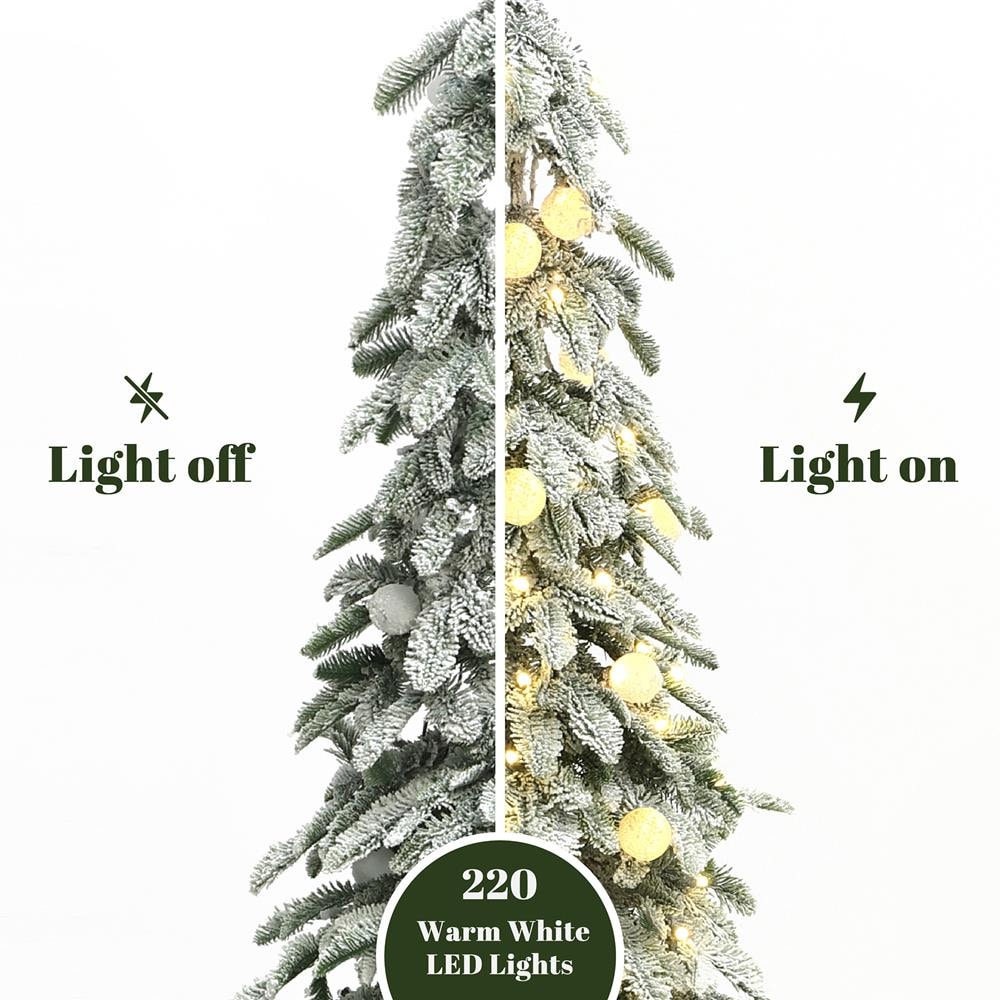 LuxenHome WHAP2448 Artificial-Christmas-Trees - View #4