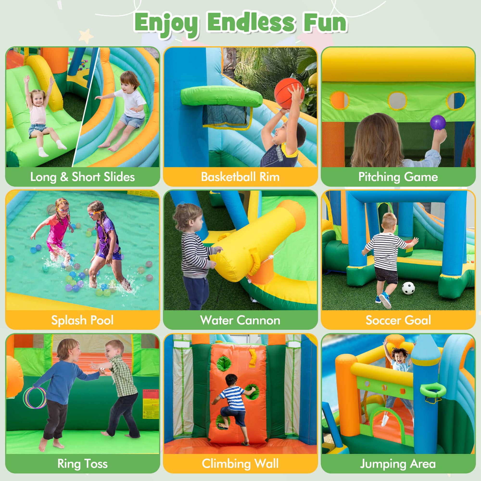 Costway CSHY006930 Bounce-Houses - View #6