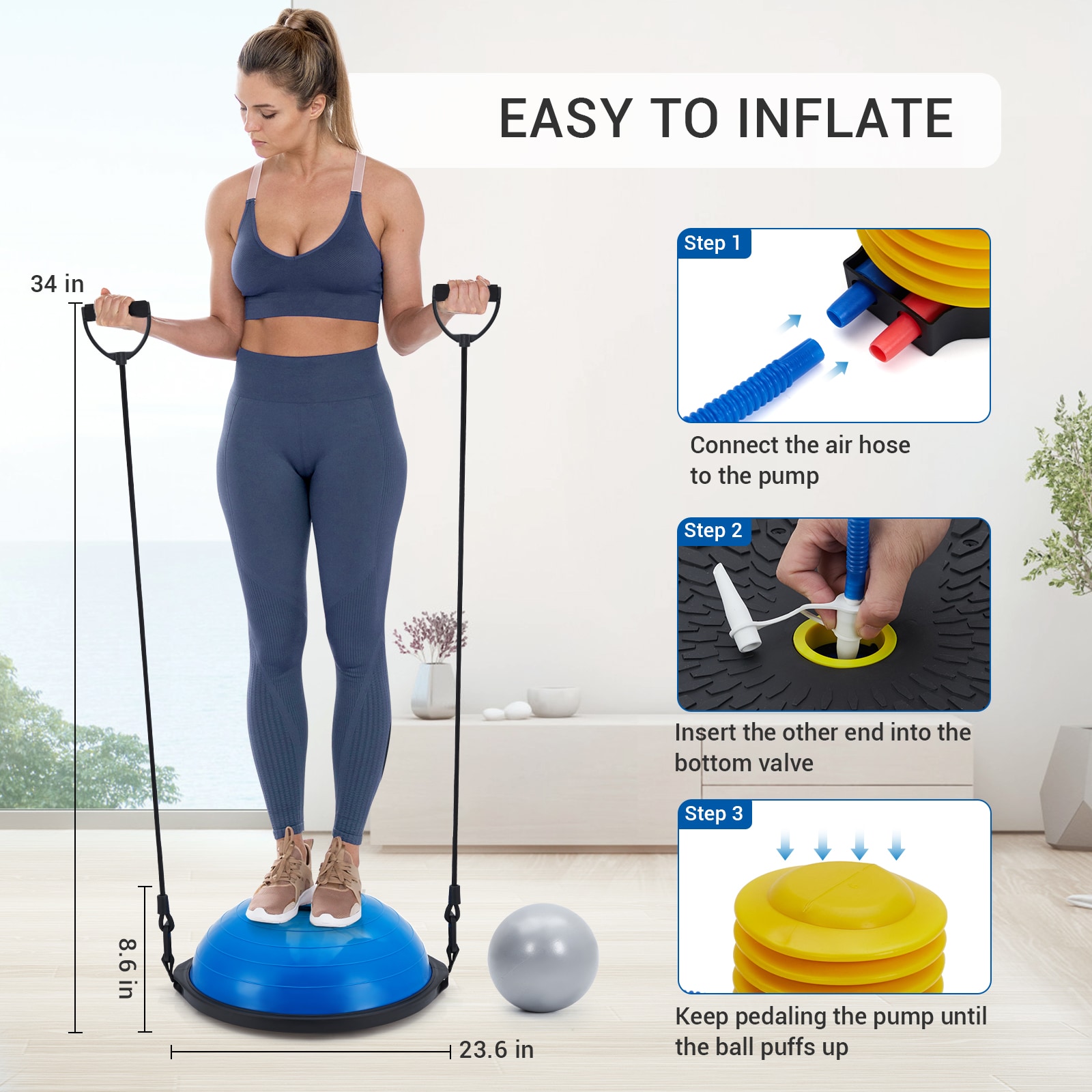 GarveeLife C3H-NPXJBAYNBBN-VD Balance-Exercise-Platforms - View #6