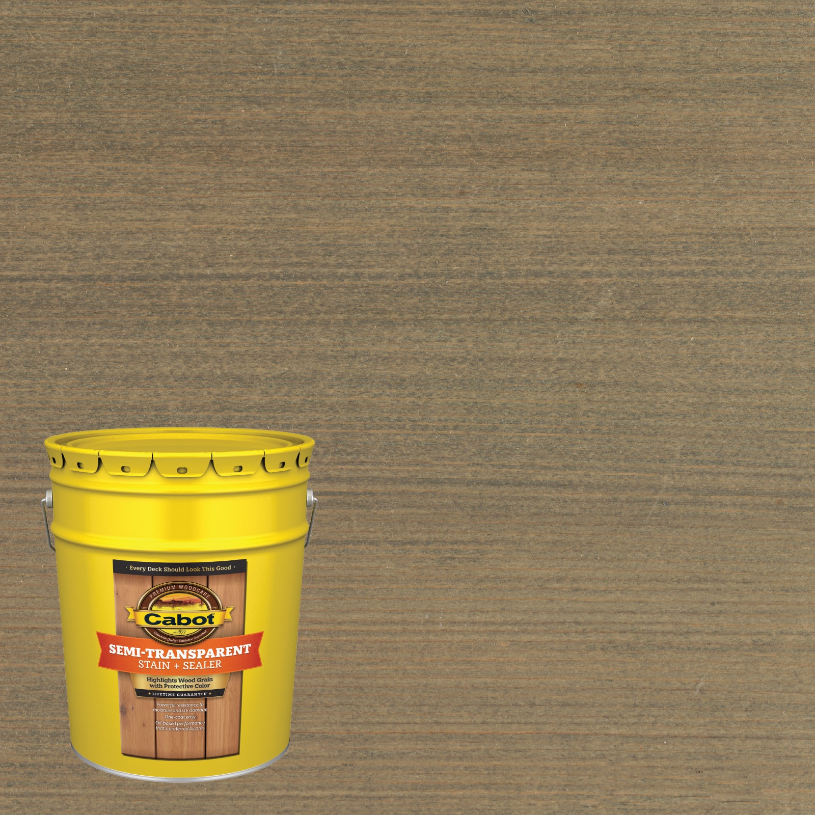 Cabot FOOTHILL-379516 Foothill Semi-transparent Exterior Wood Stain and Sealer in One ( 5-gallon )