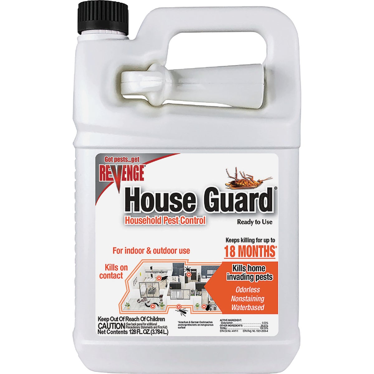 Bonide REVENGE House Guard Pest Control Spray 128 oz Long Lasting Indoor and Outdoor Protection
