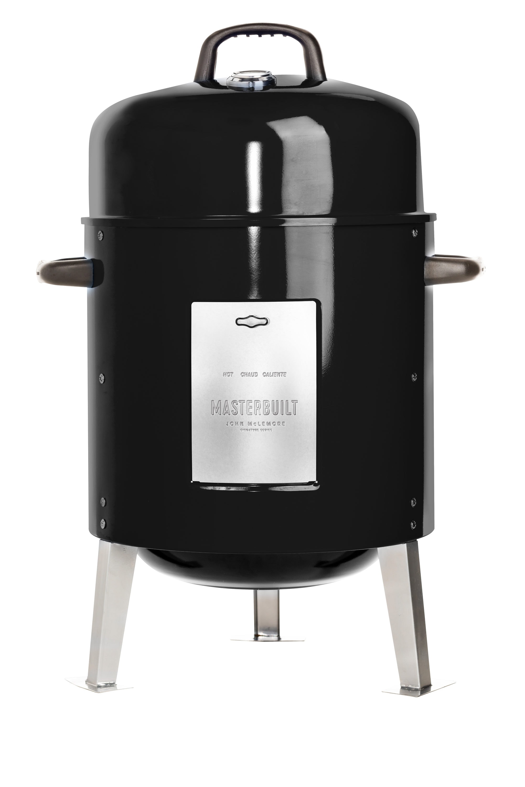 Masterbuilt John McLemore Signature Series 365-Sq in Black Vertical  Charcoal Smoker