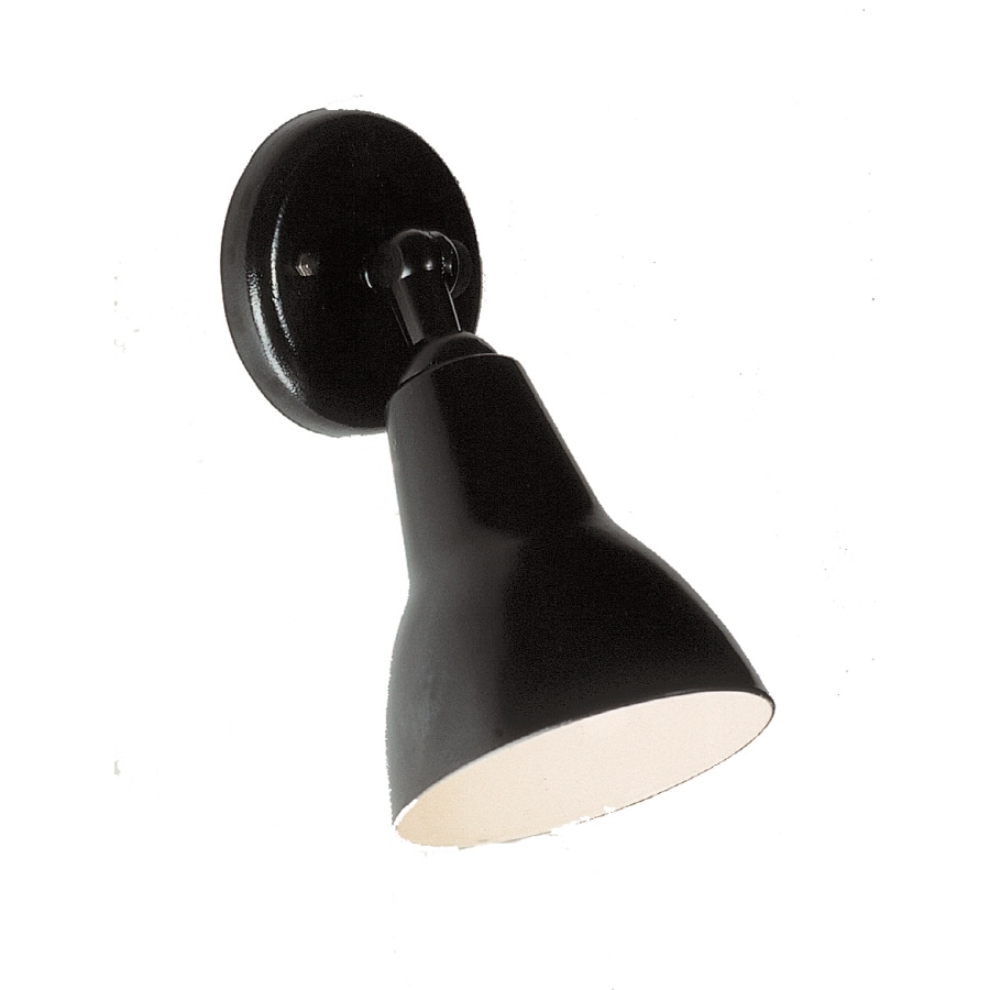 Lucid Lighting 6001 BK 1 -Light 6.25-in H Black Hardwired Outdoor Wall Light