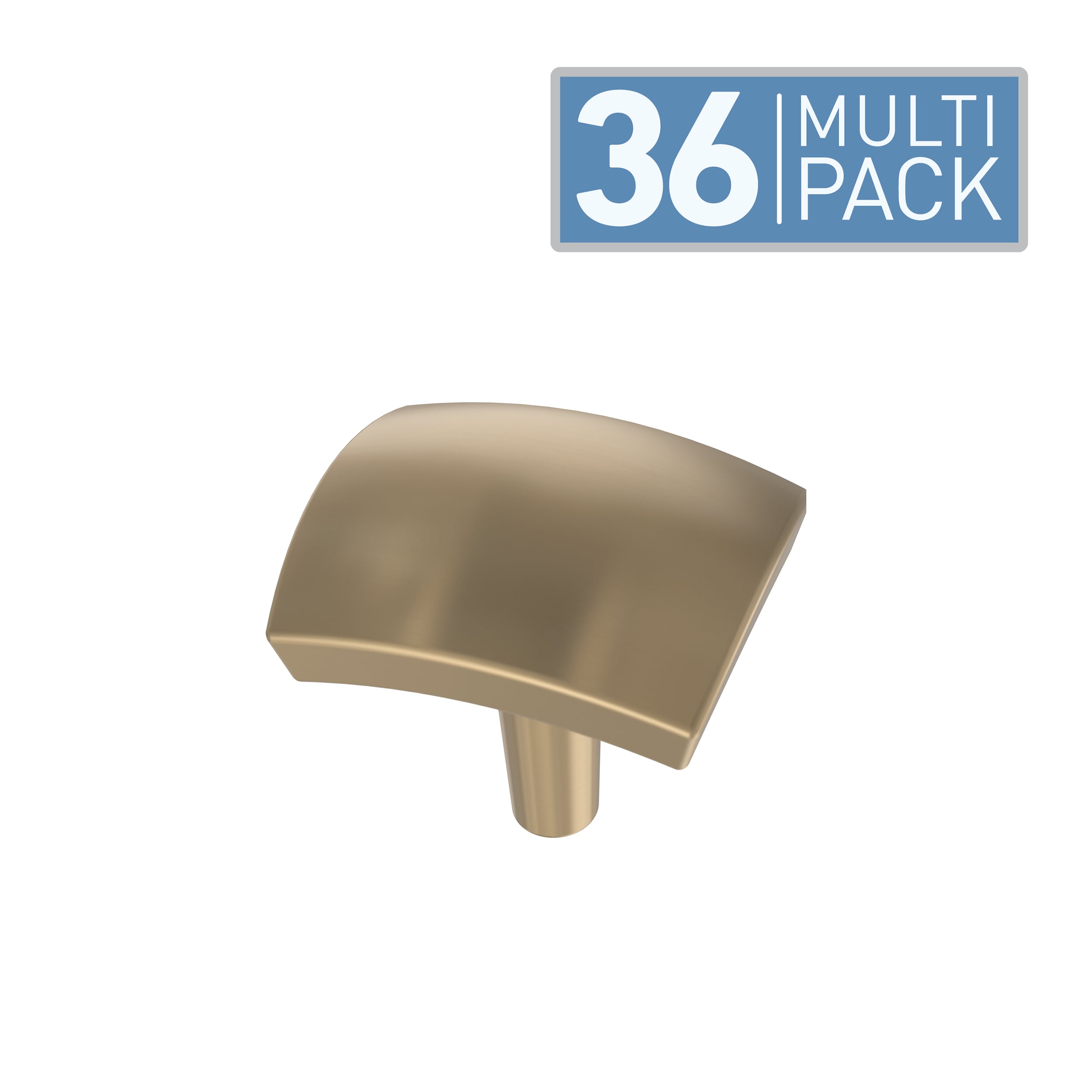 Brainerd Caroline 1-7/16-in Champagne Bronze Square Modern Cabinet Knob (36-Pack) P37370W-CZ-K3 Sansujyuku sansujyuku.com