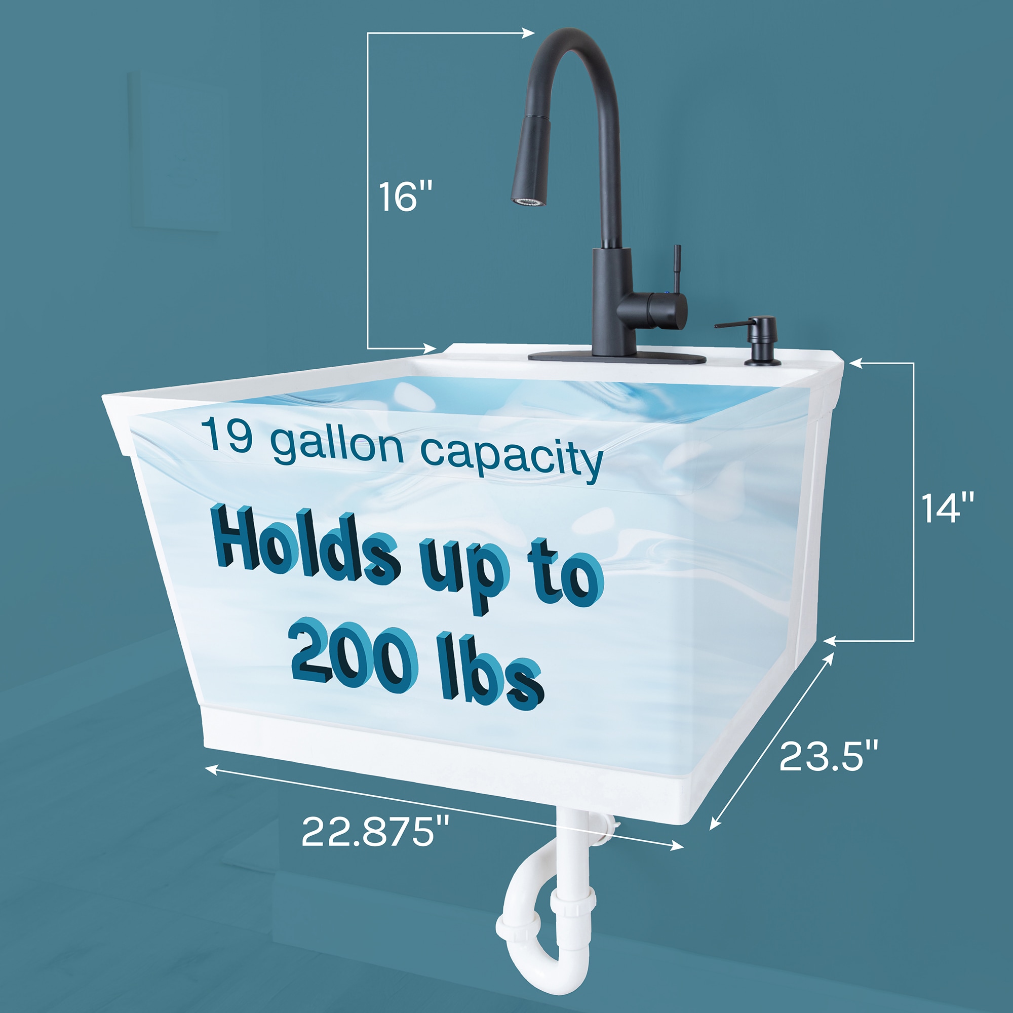 Cambridge Resources 040 US3507 Laundry-Tubs-Utility-Sinks - View #7