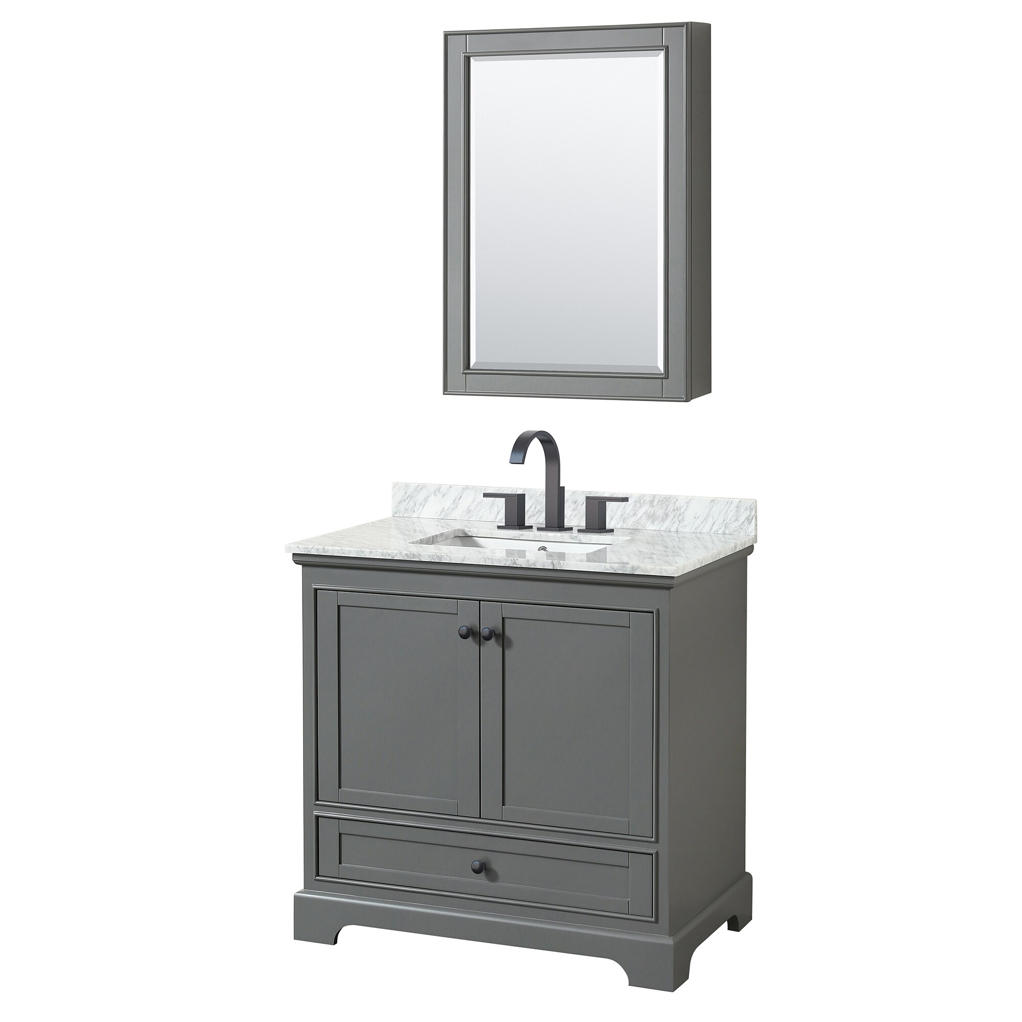 Wyndham Collection WCS202036SGBCMUNSMED Bath-Vanity-Combo - View #2