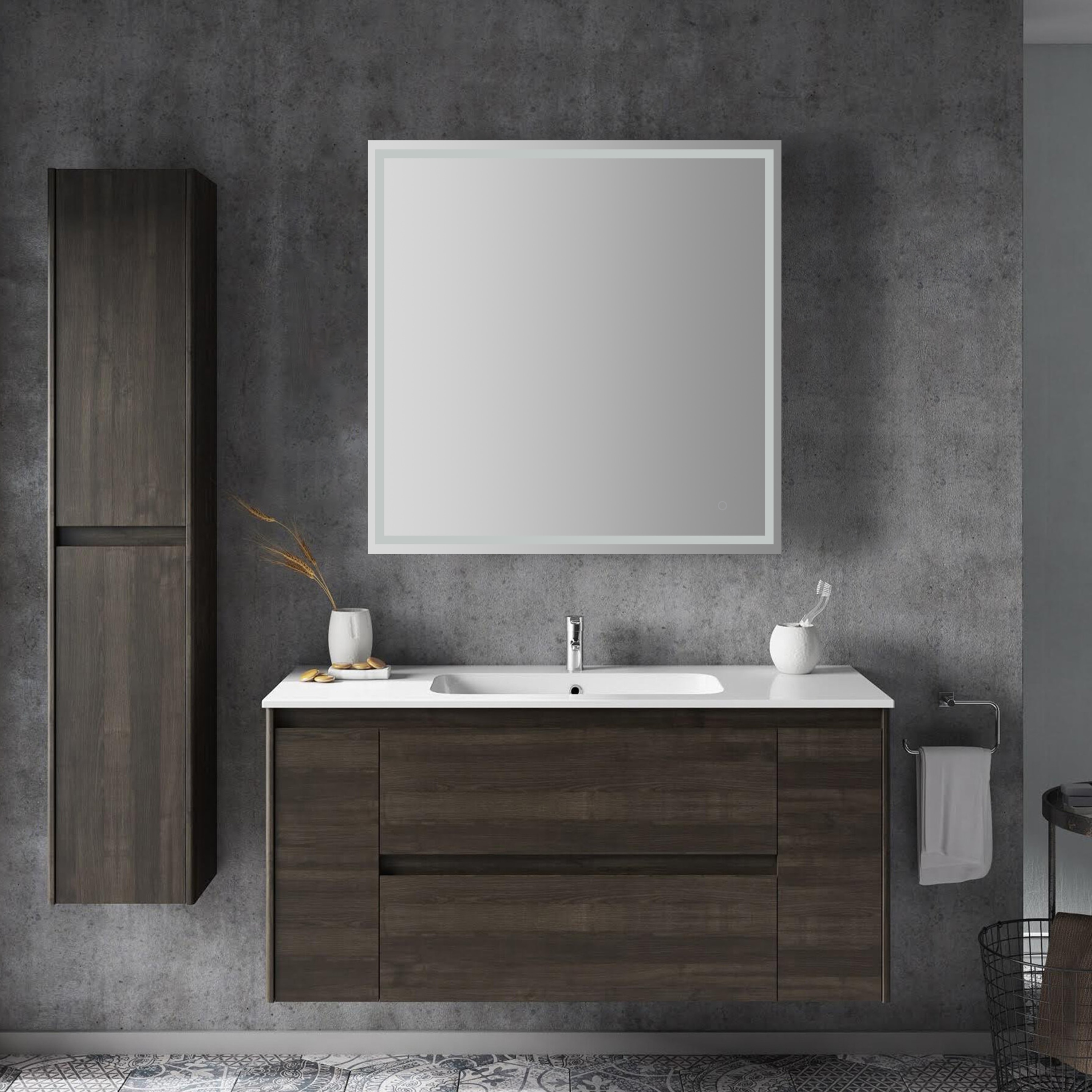 JONATHAN  Y MIR100A-3838 Framed-Bath-Mirrors - View #8
