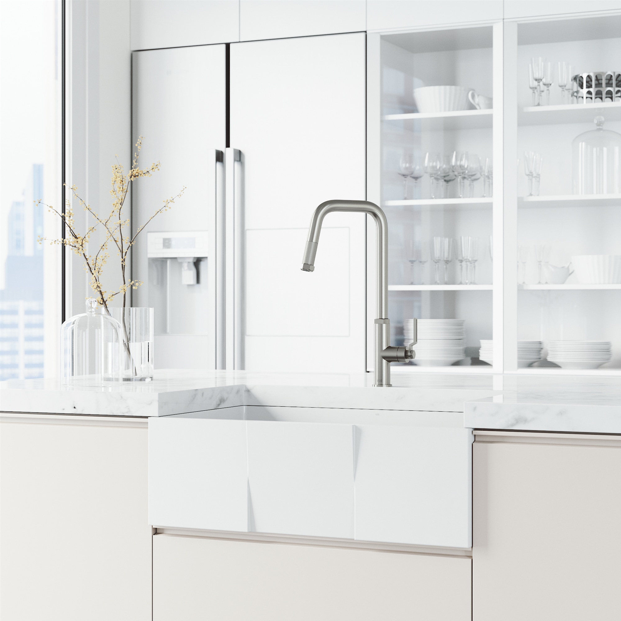 Hart 18" Stainless Steel Pull-Down Kitchen Faucet