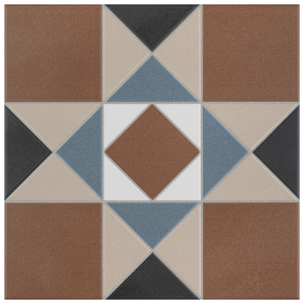Affinity Tile FPE13VNC Vanity Cotto 13-in x 13-in Matte Porcelain Patterned Tile (12-sq. ft/ Carton)