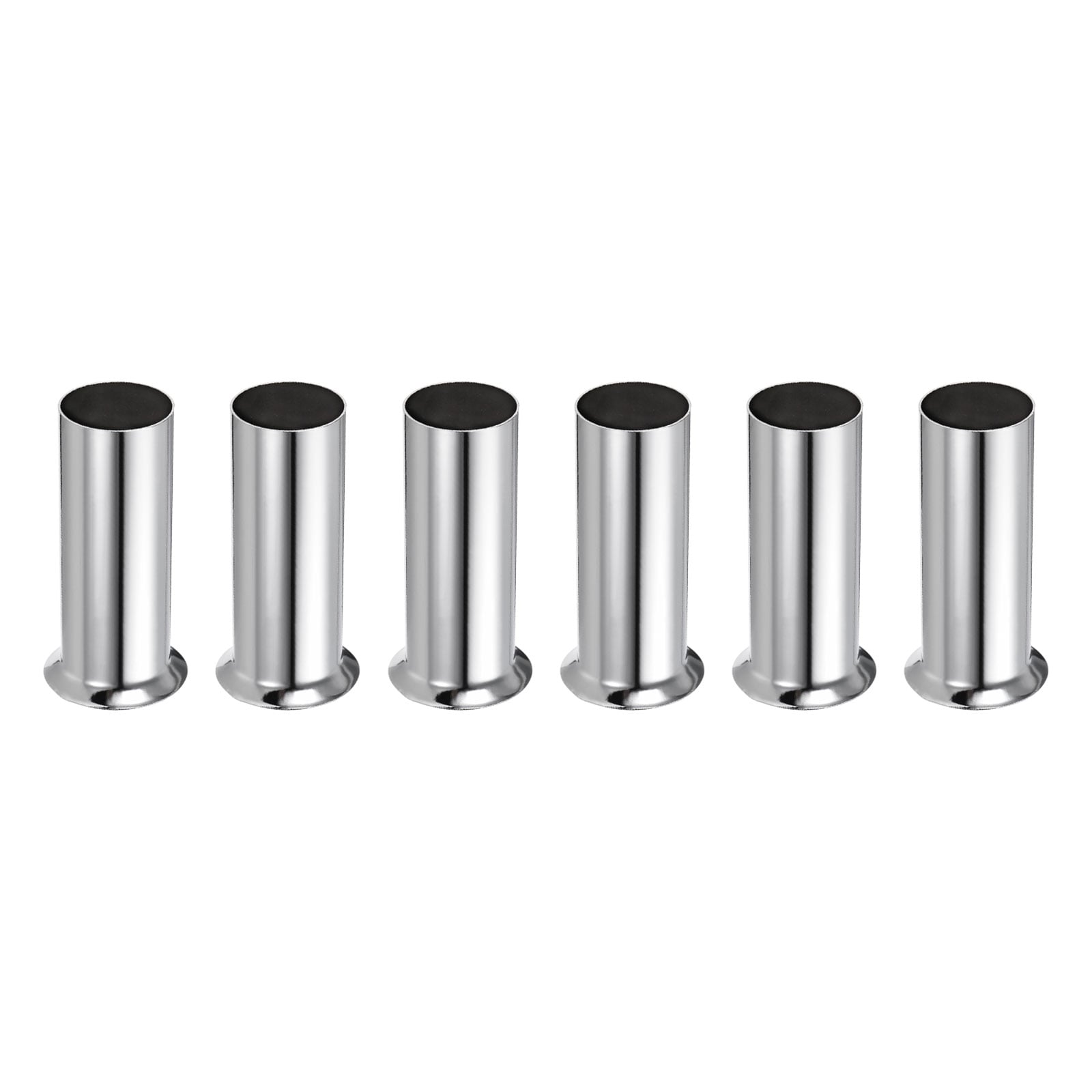 Unique Bargains Candle Socket Covers 3 Inch Tall Chandelier Sleeves Bulb Light Base Holder Silver 6pcs #S26031300UX6879