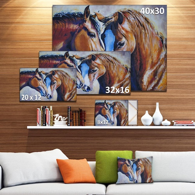 Designart 12-in H x 20-in W Animals Print on Canvas at Lowes.com