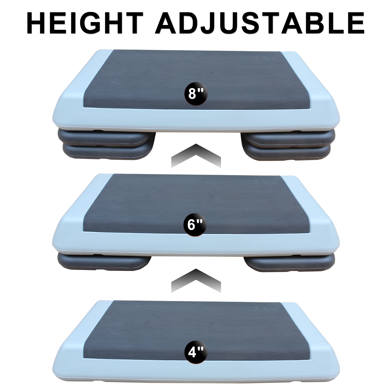 Flynama Plastic 8-in Adjustable Step Platform L-127616 at Lowes.com