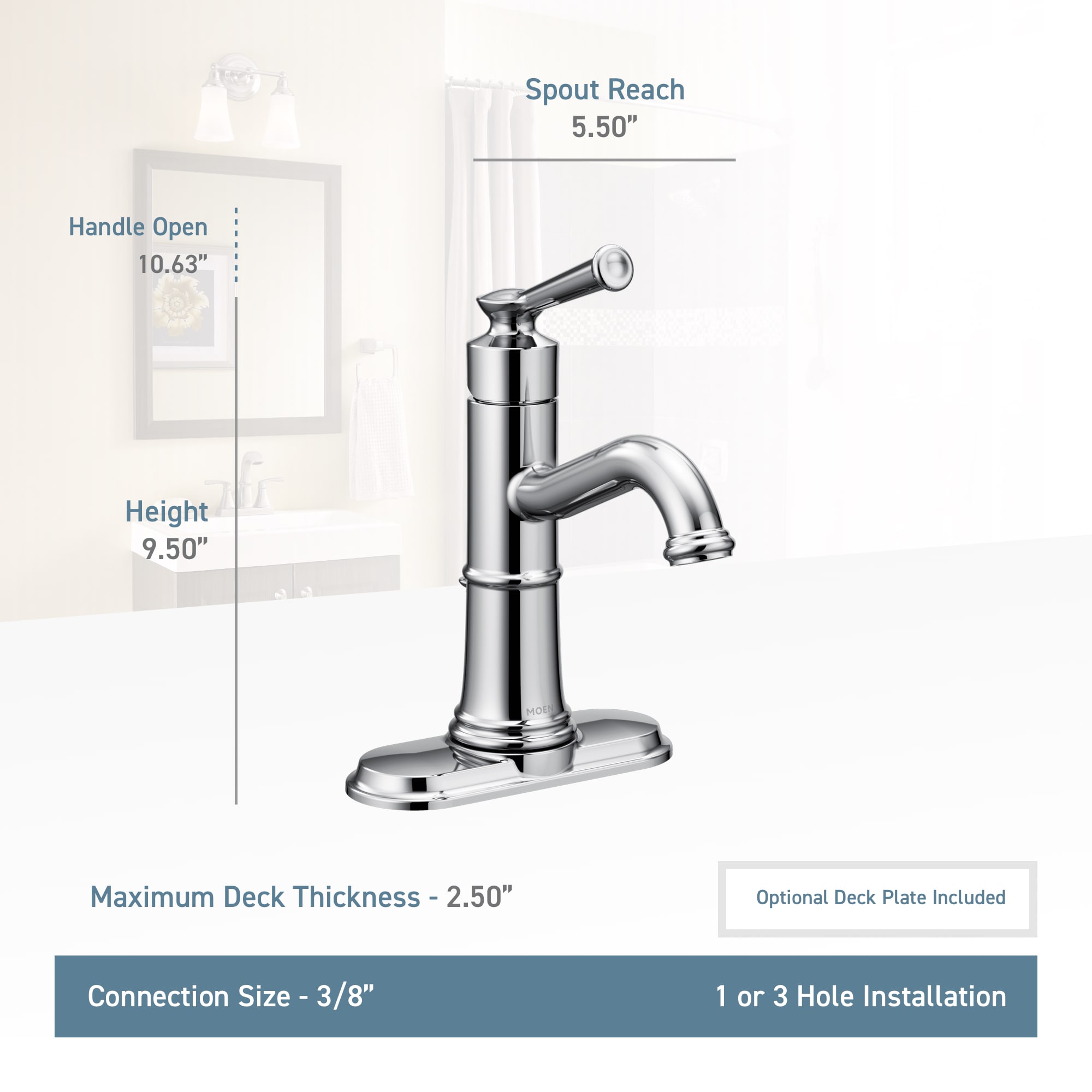 Moen 6402 Lavatory-Faucets - View #2