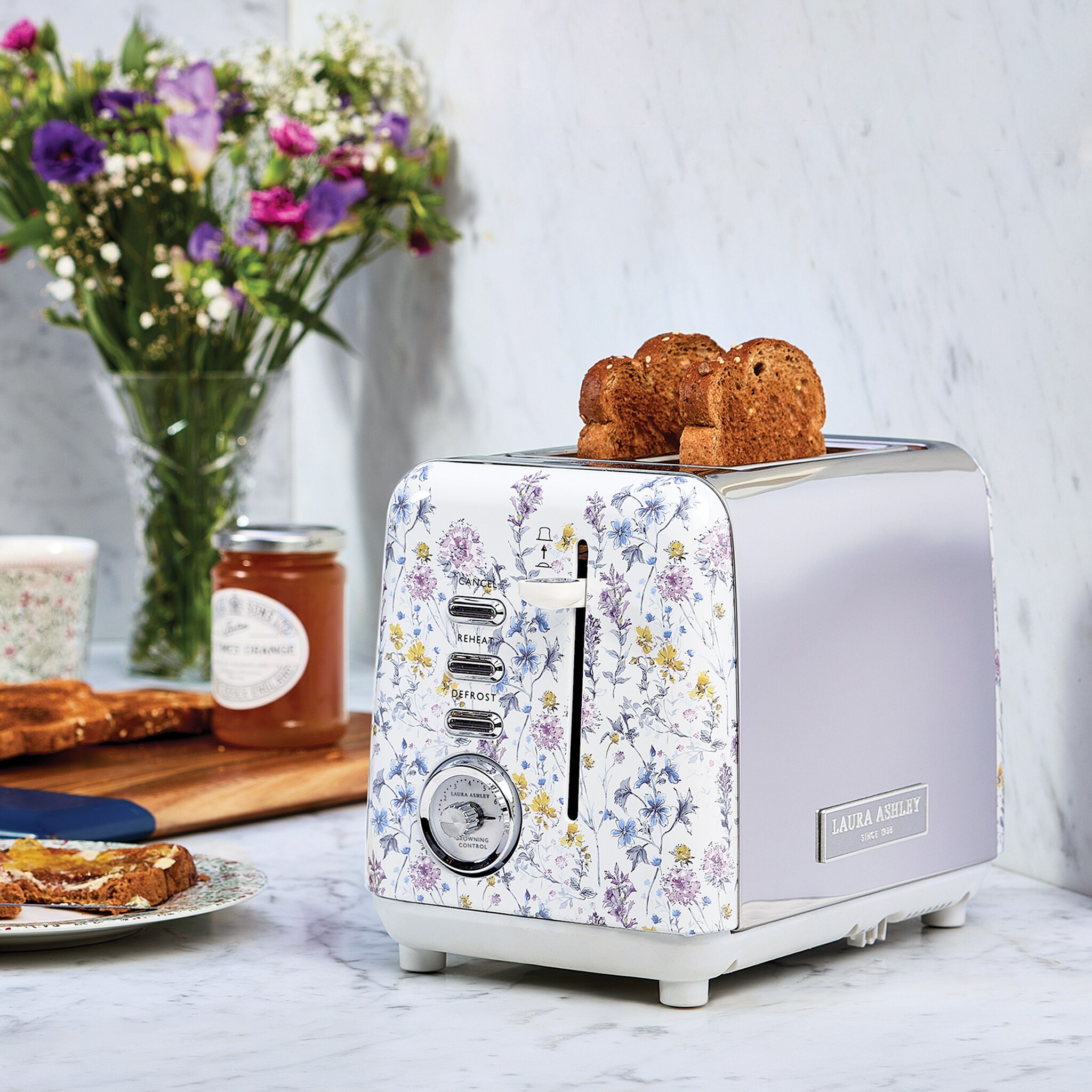 Laura Ashley VQSBT582LAWM toasters - View #6