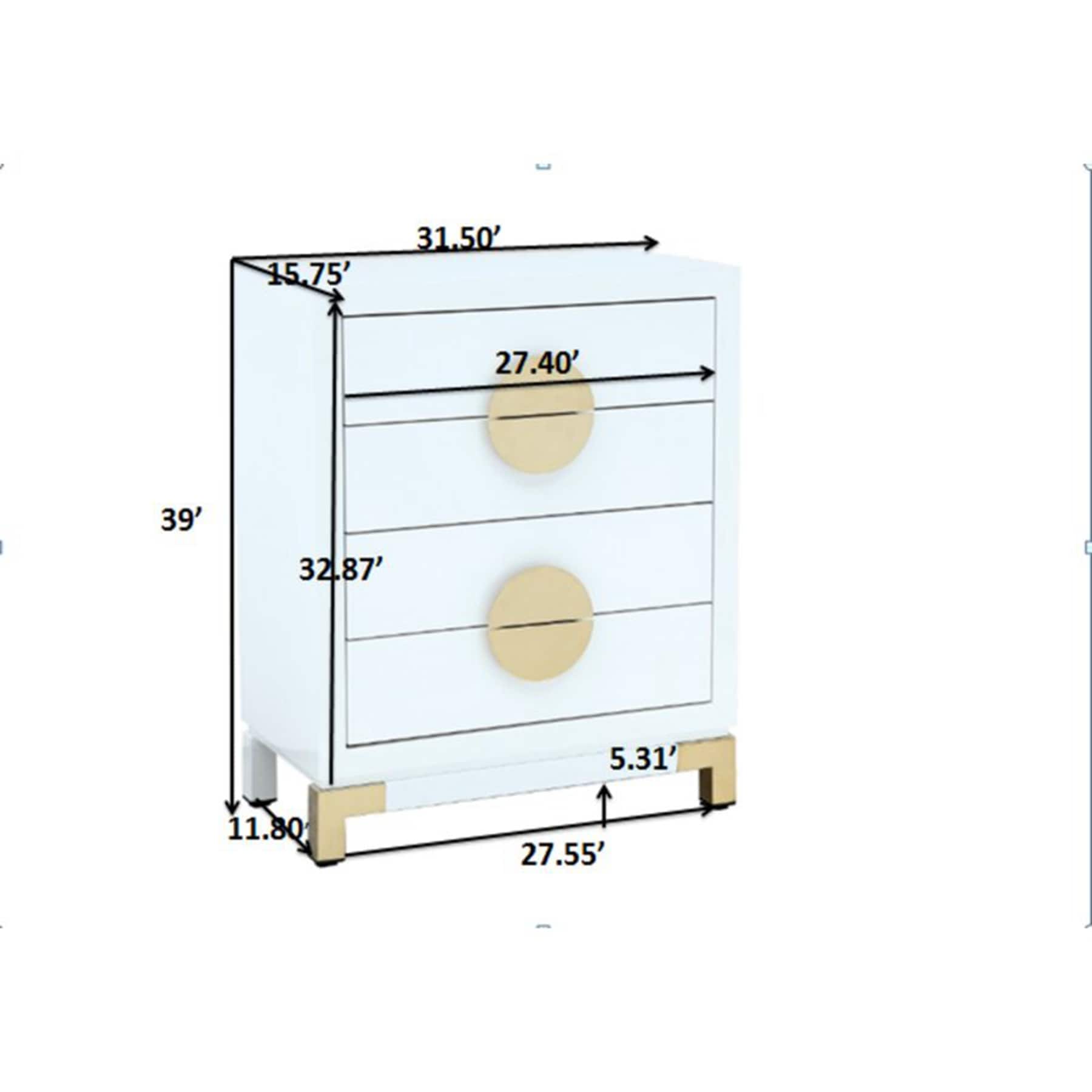 CASAINC WF-CHD-1067-4L dressers - View #3