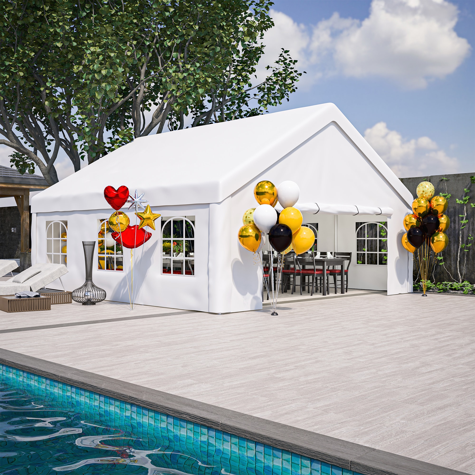SINOFURN SYA330130GY Canopies-Sl - View #5