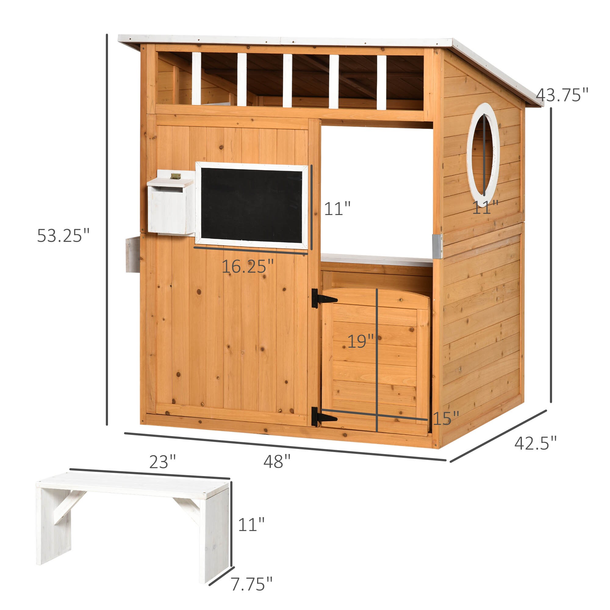 Outsunny 345-022 playhouses - View #3