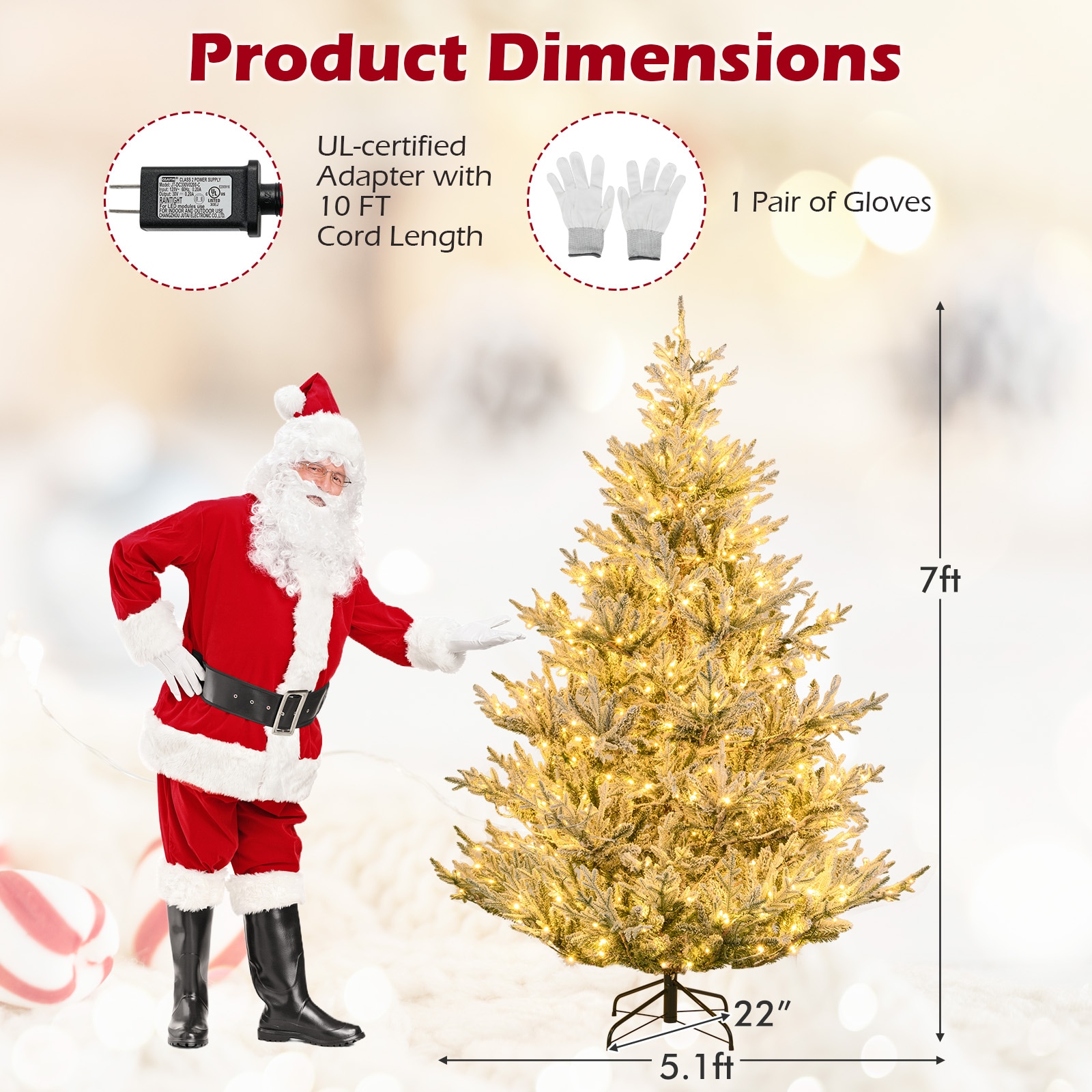 SUGIFT ZMLW014SUGHY1864 Artificial-Christmas-Trees - View #3
