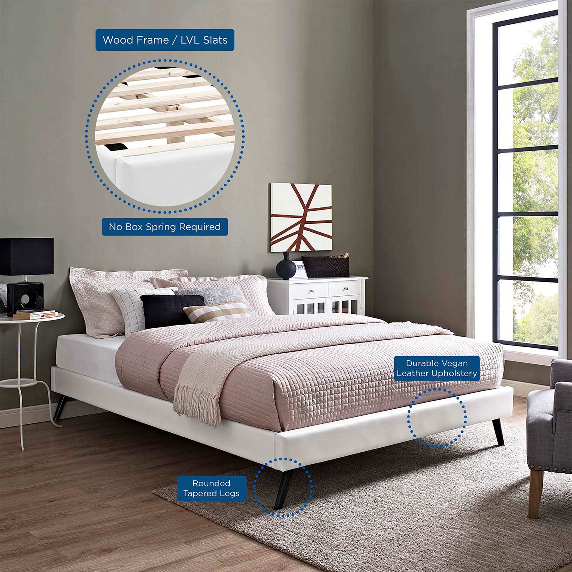 Modway MOD-5888-WHI beds - View #3