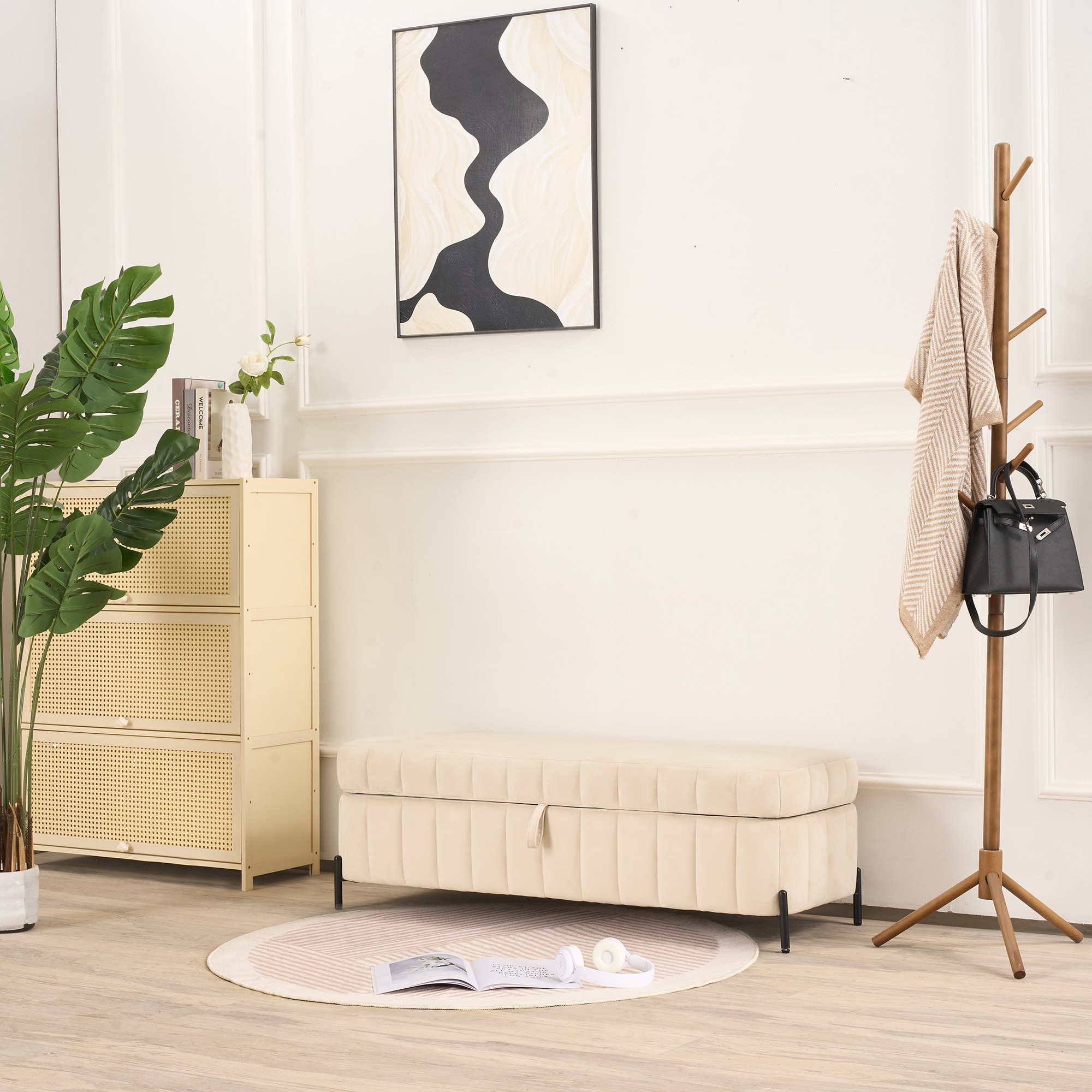 Aortzio HM-S4020-BEIGE bench - View #4