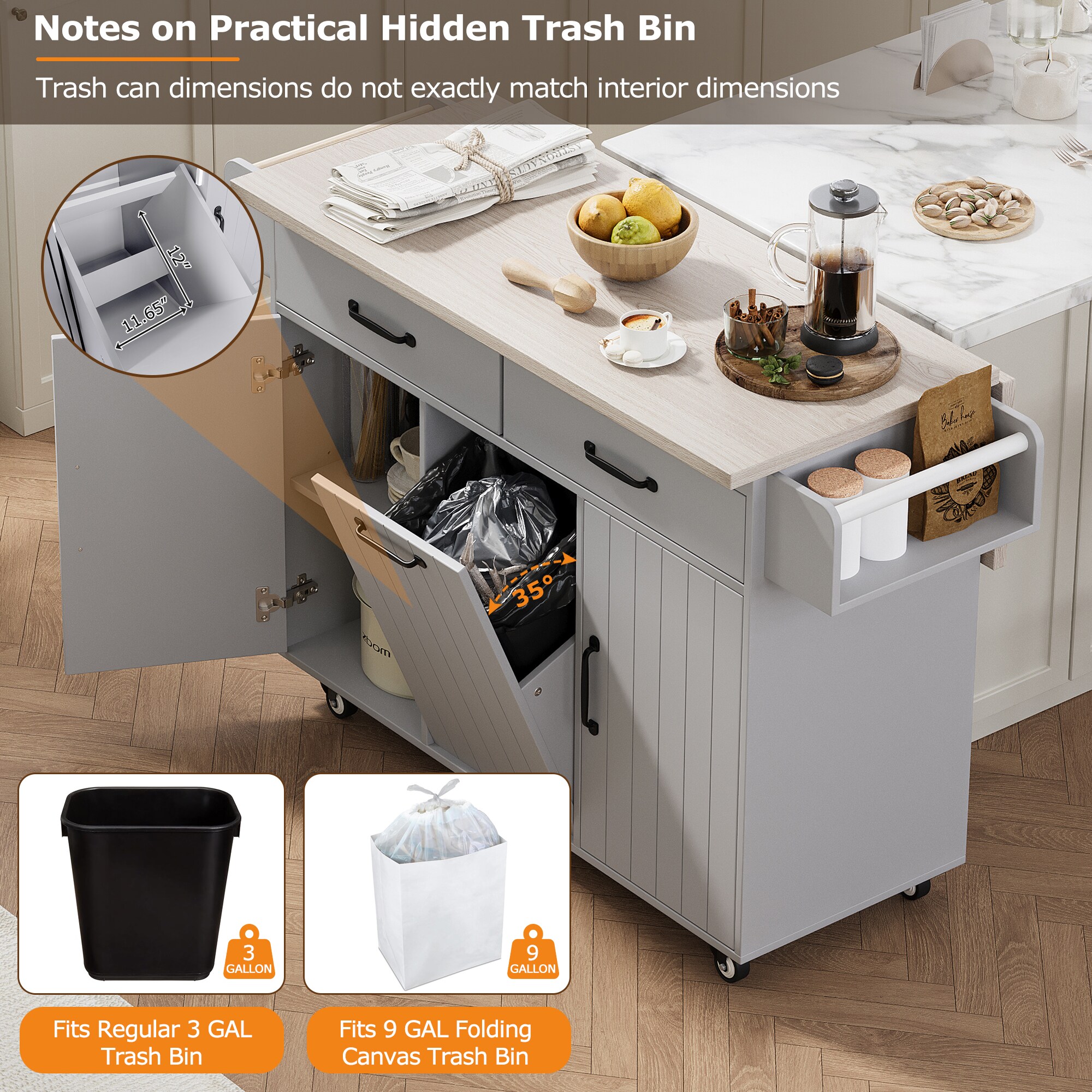 SINOFURN SYB260054GY Kitchen-Furniture - View #5